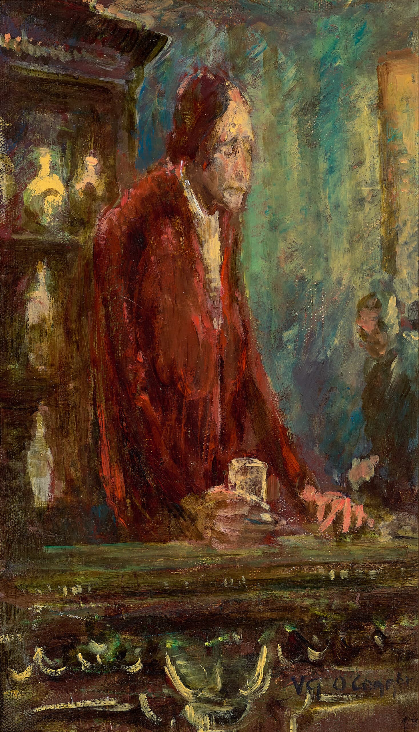 STUDY FOR ‘THE IRISH BARMAID’