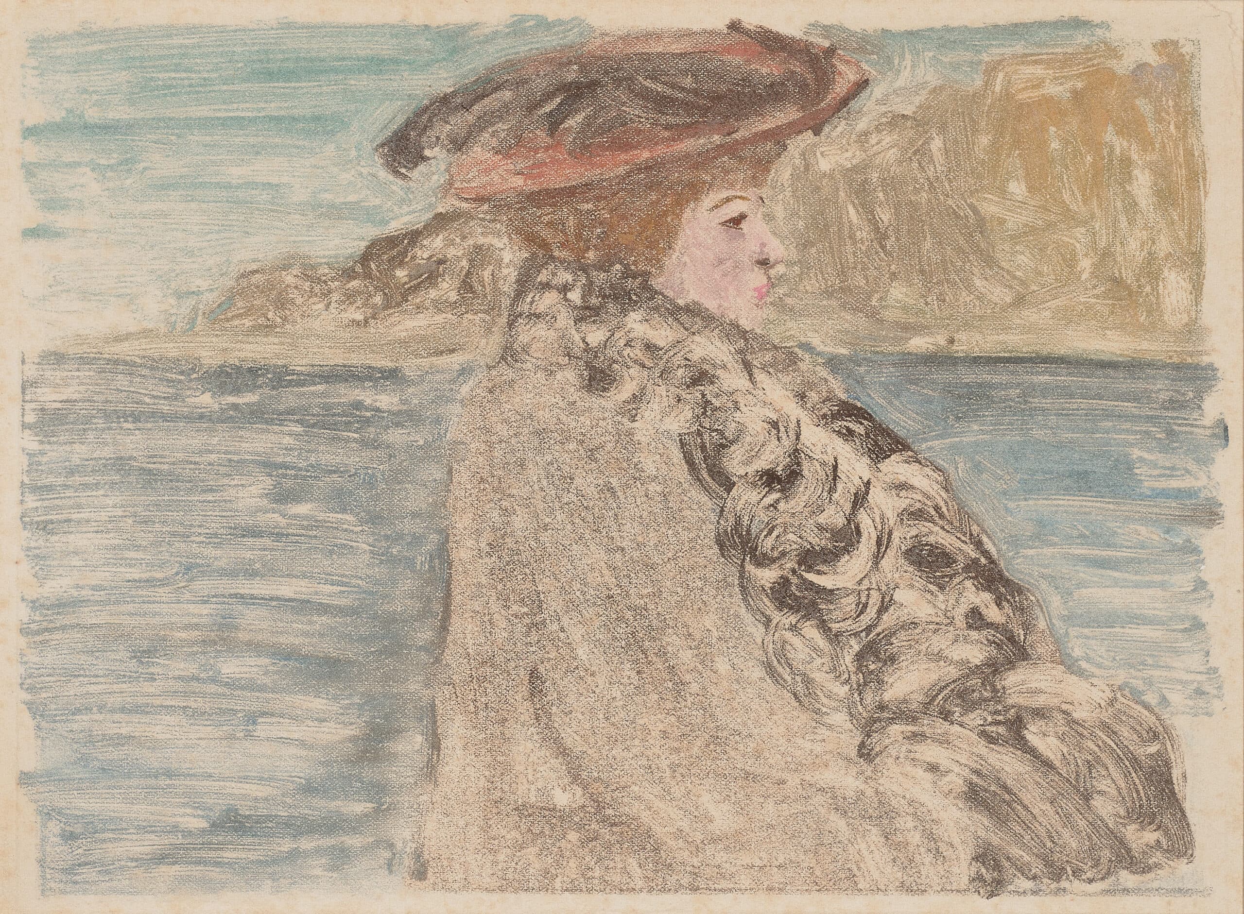 Woman by the sea