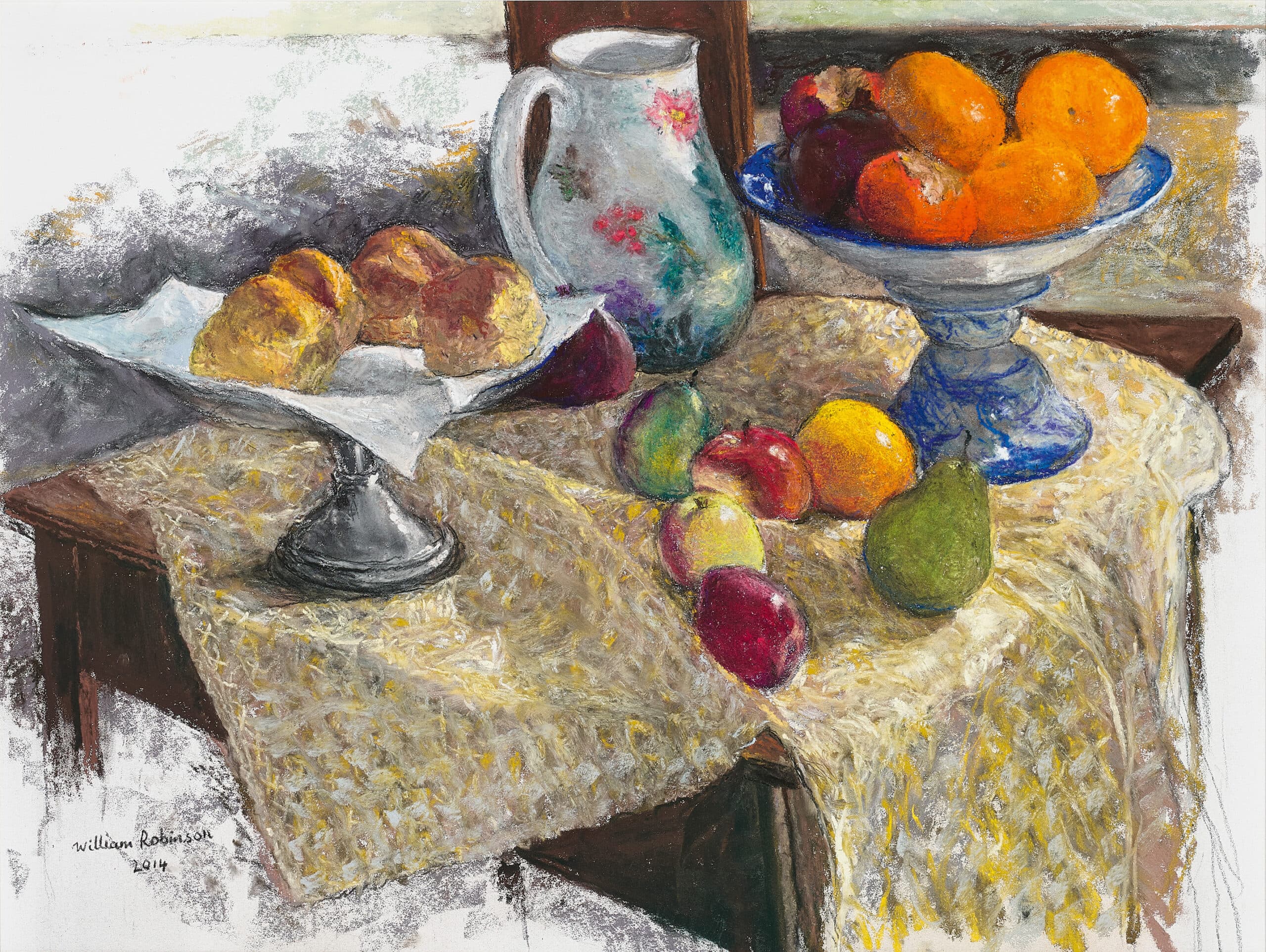Pumpkin scones with fruit