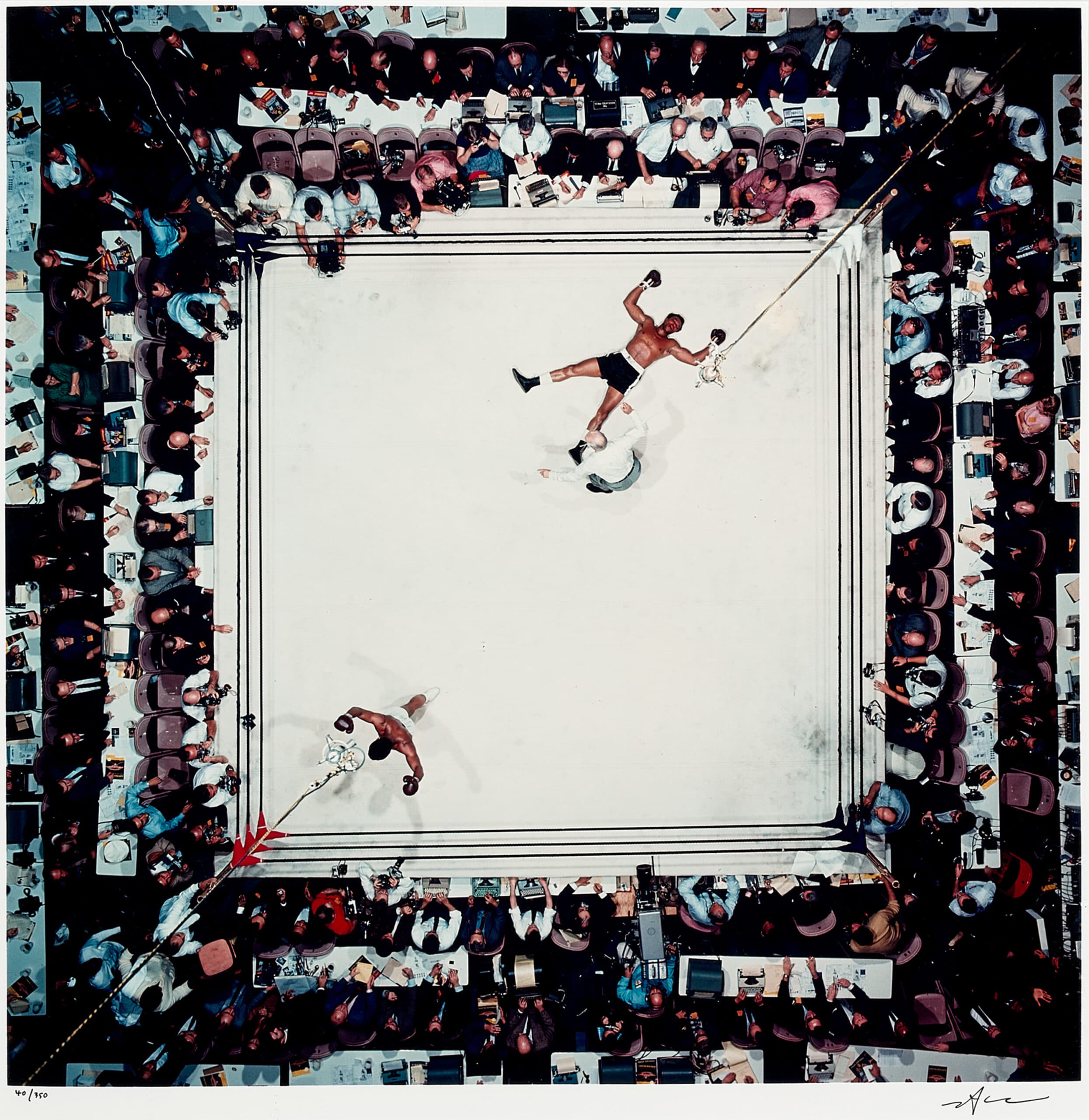 Muhammad Ali vs Cleveland Williams (Aerial)