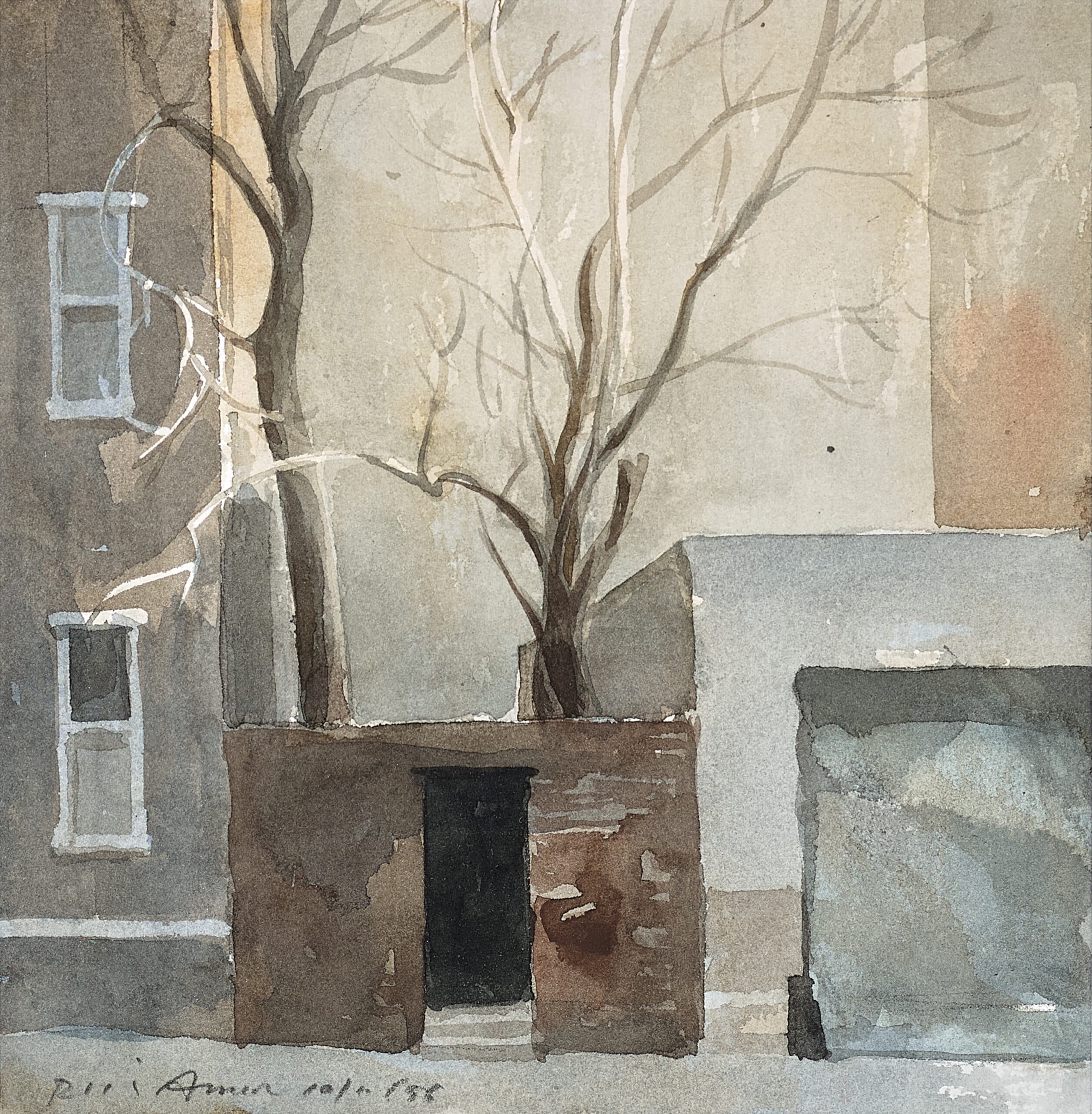 Small walled garden