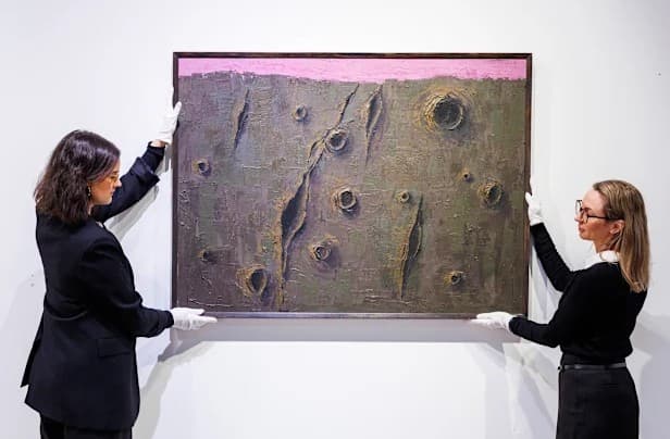 For sale: ‘Piece of insistent crudeness’ that put Aussie art on map