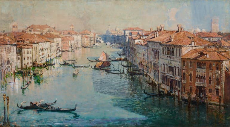 Arthur Streeton’s Grand Canal sells for record $3 million at auction