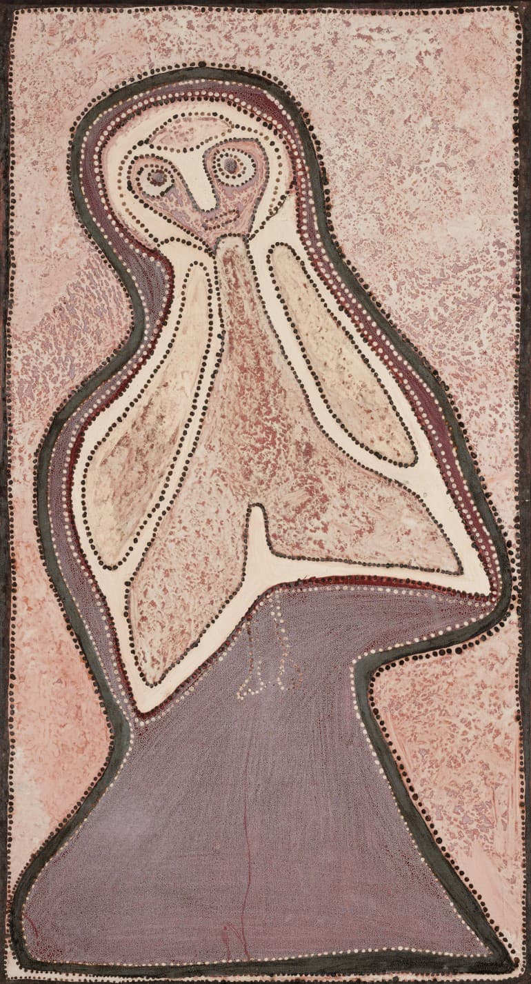 Rare Rover Thomas owl heads all-star line-up for Indigenous art sale