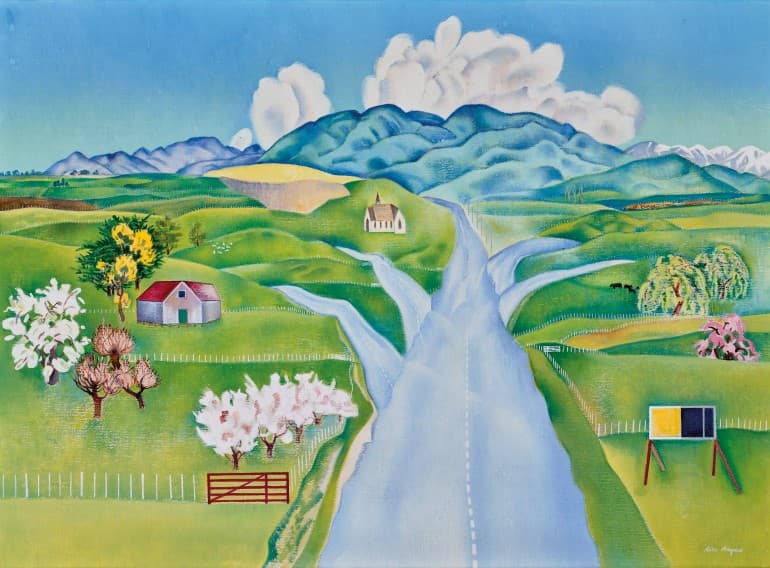 ‘Significant discovery’: Rita Angus Hawke’s Bay landscape to be auctioned in Australia