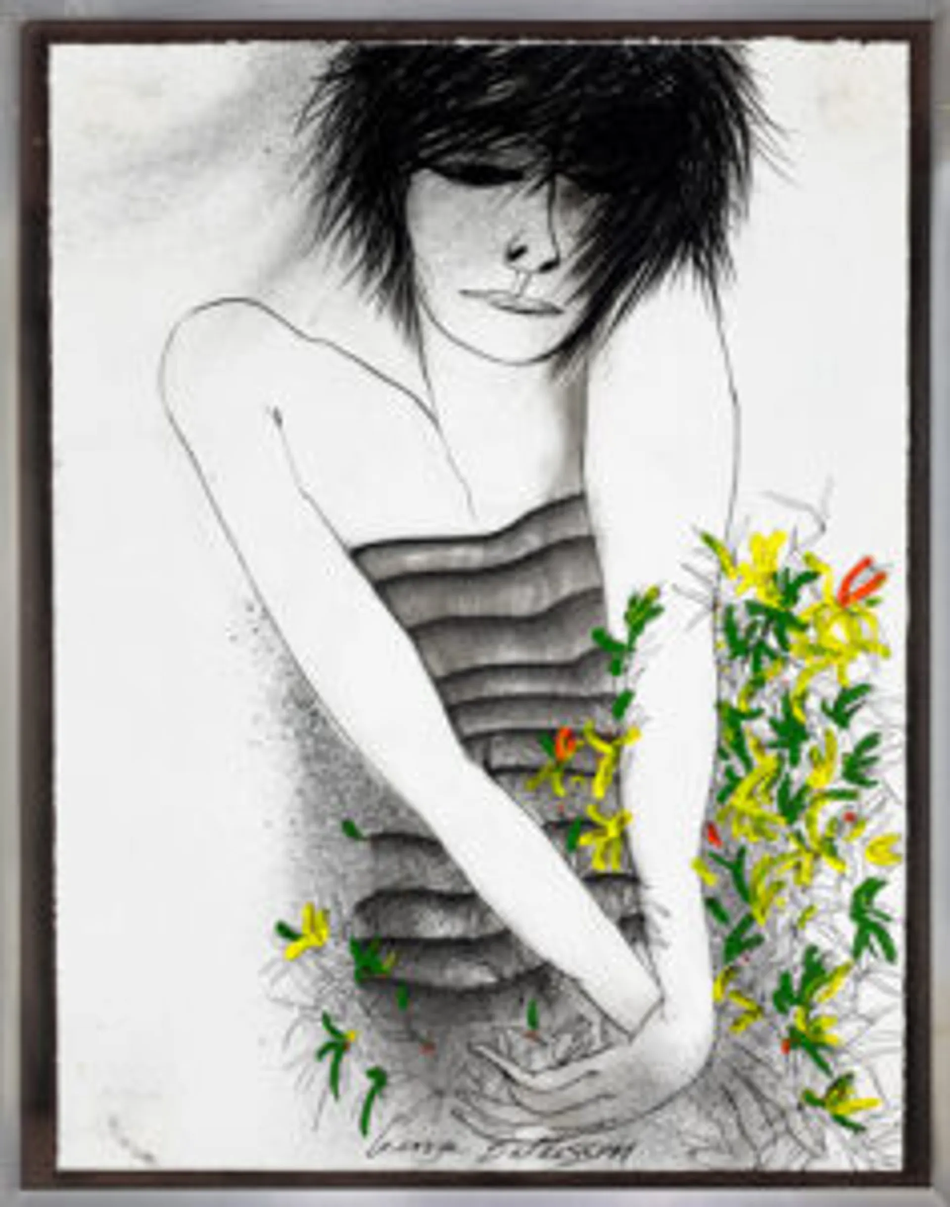 WOMAN WITH FLOWERS