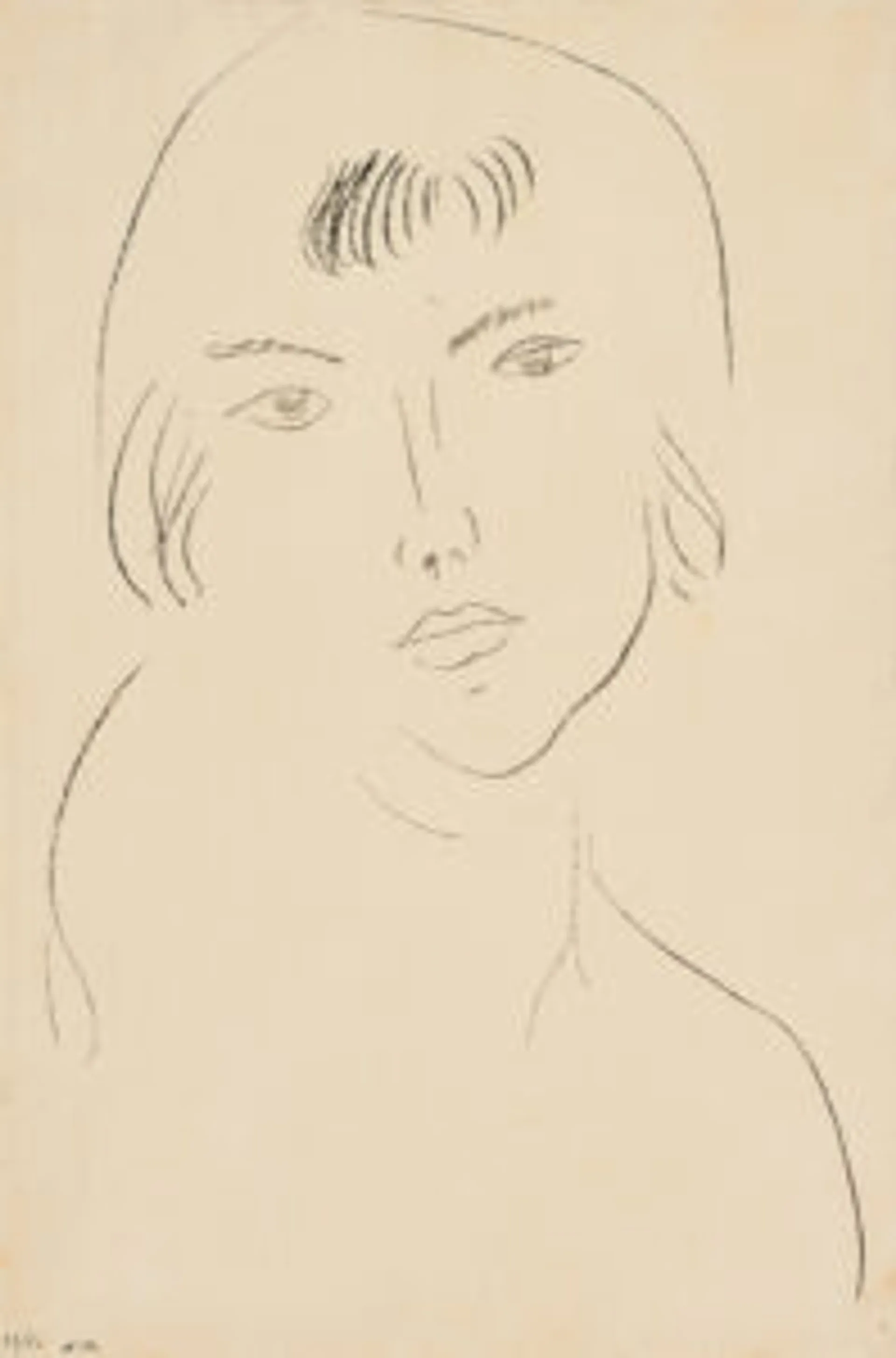 VISAGE À LA FRANGE