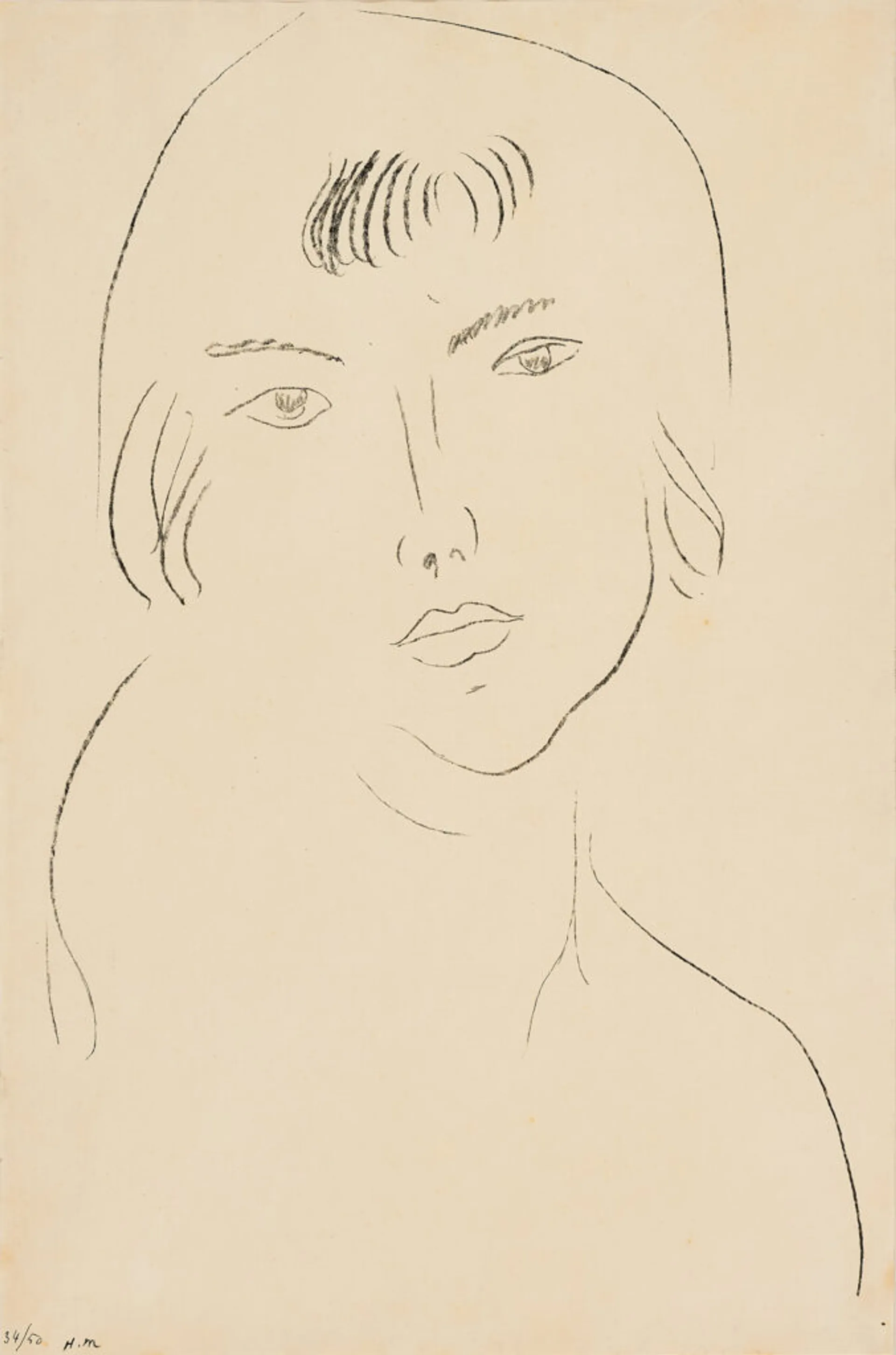 VISAGE À LA FRANGE