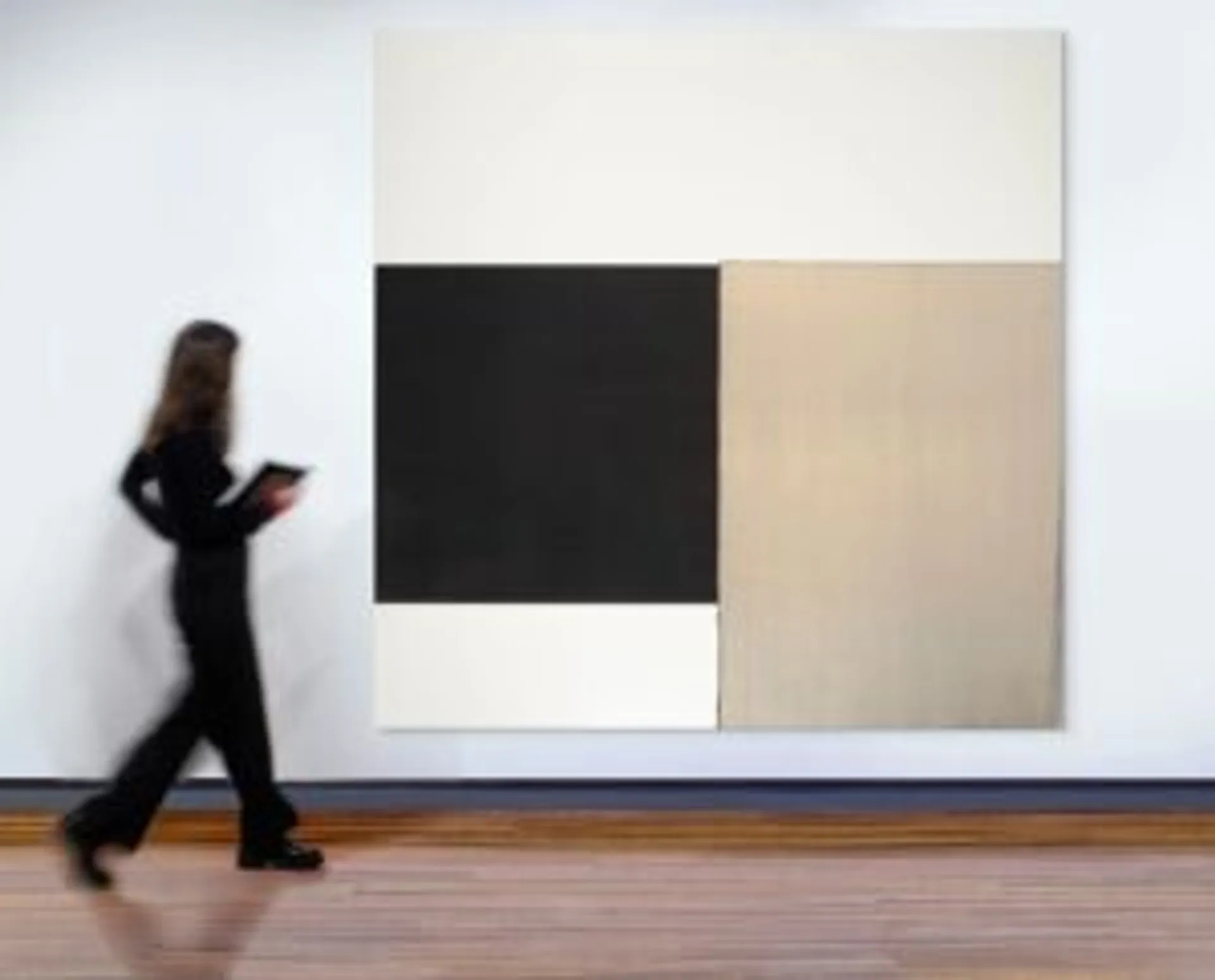 EXPOSED PAINTING IVORY BLACK RED VIOLET