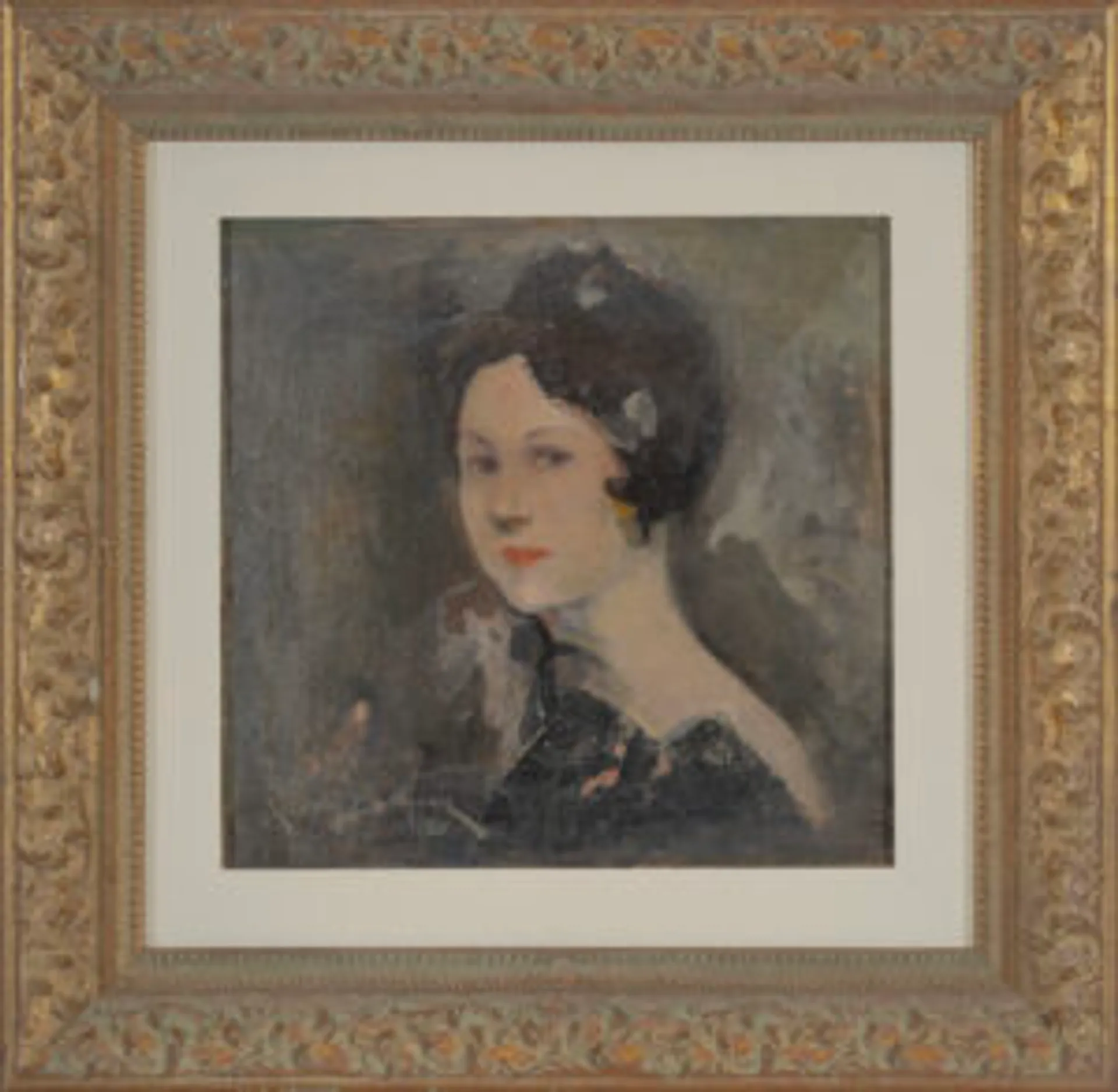 OIL STUDY OF HEAD WITH HAT