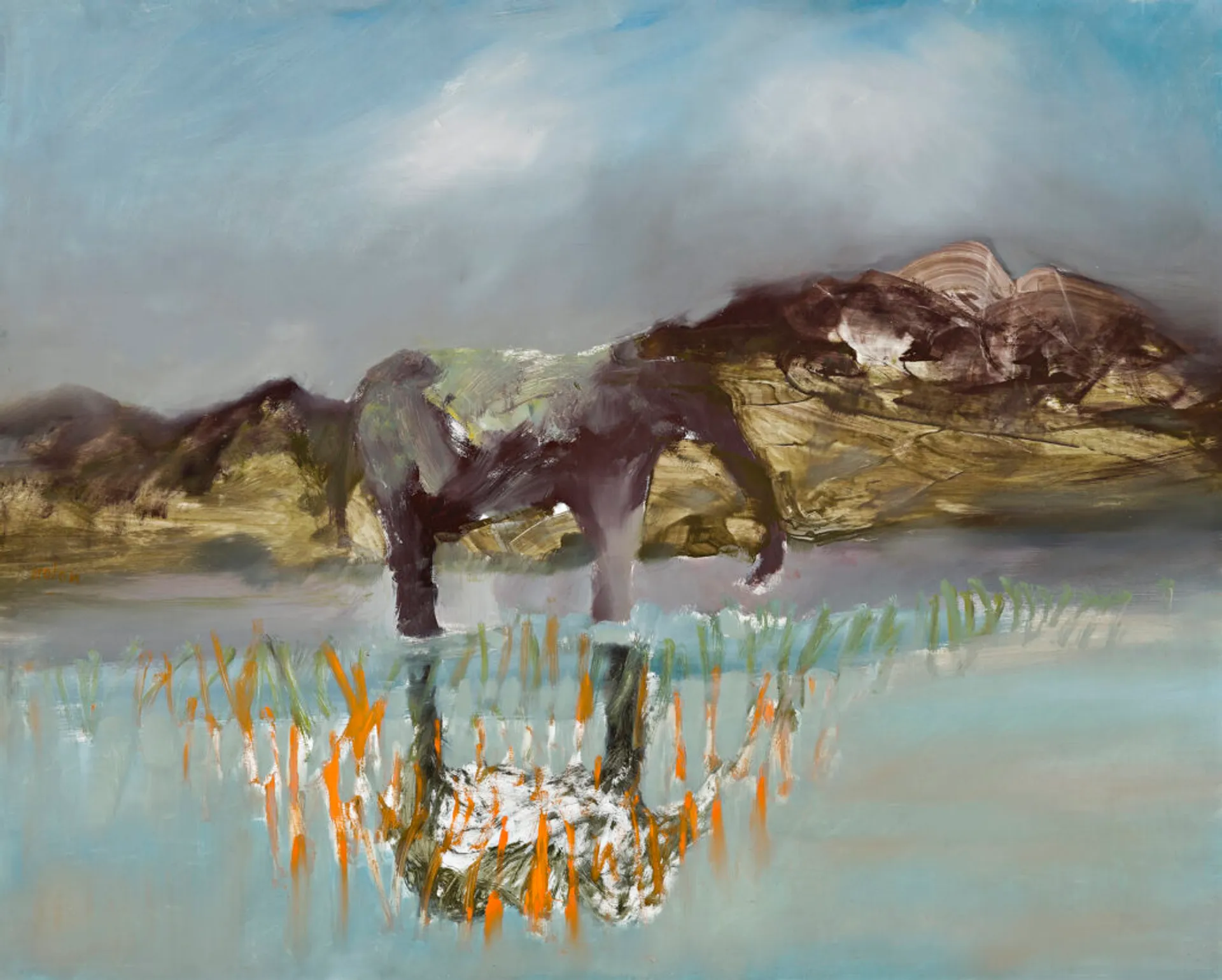 ELEPHANT IN LANDSCAPE