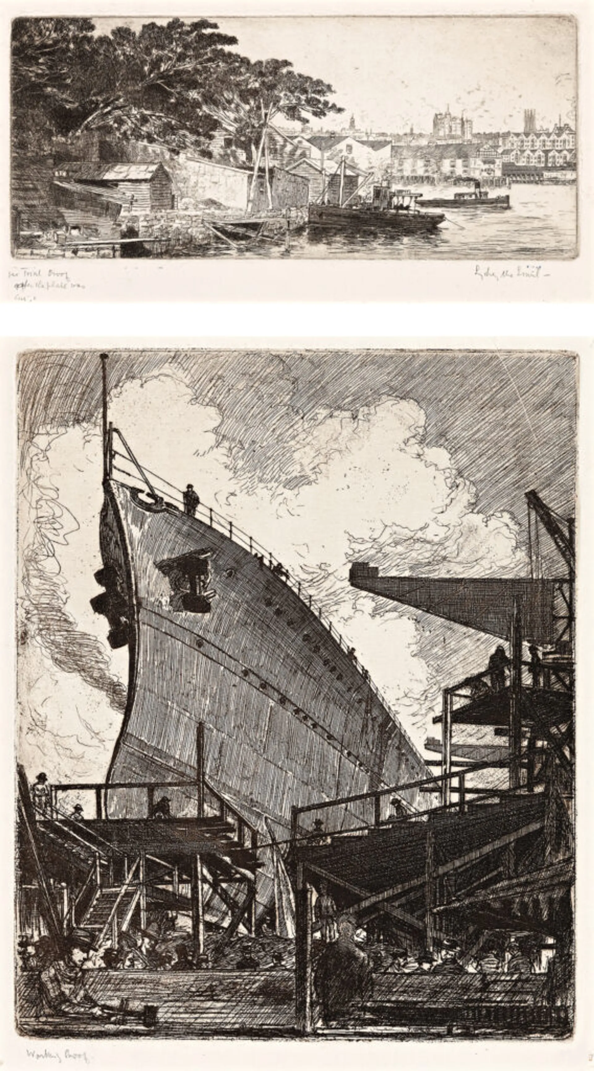 A COLLECTION OF 23 ETCHINGS, 1914 –