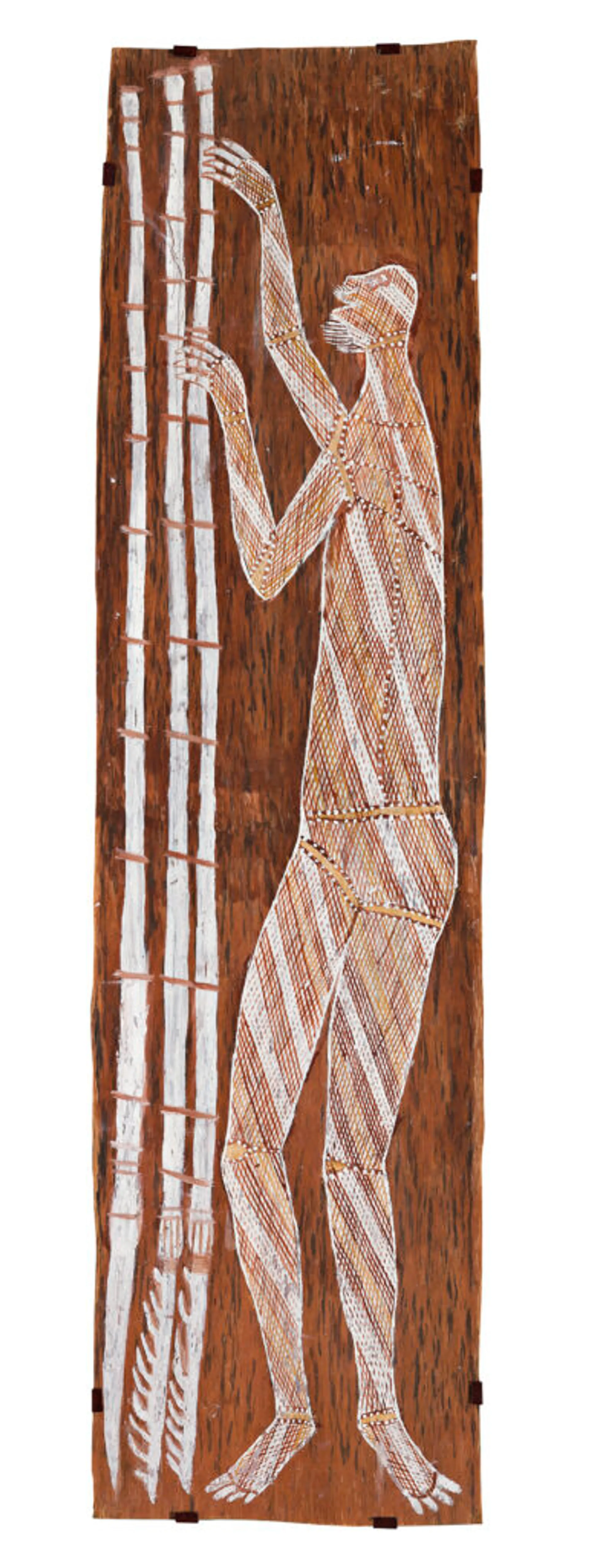 STANDING MAN WITH SPEARS