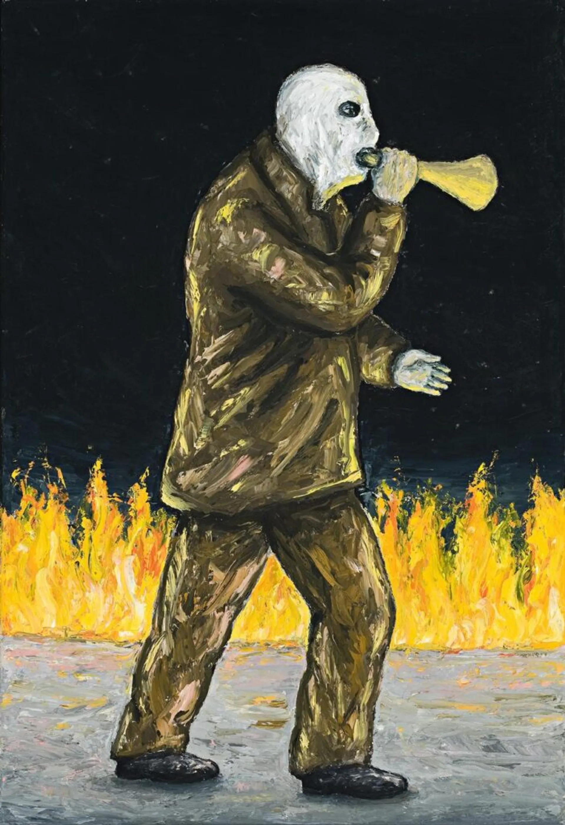 PAINTING (MAN AND FIRE)