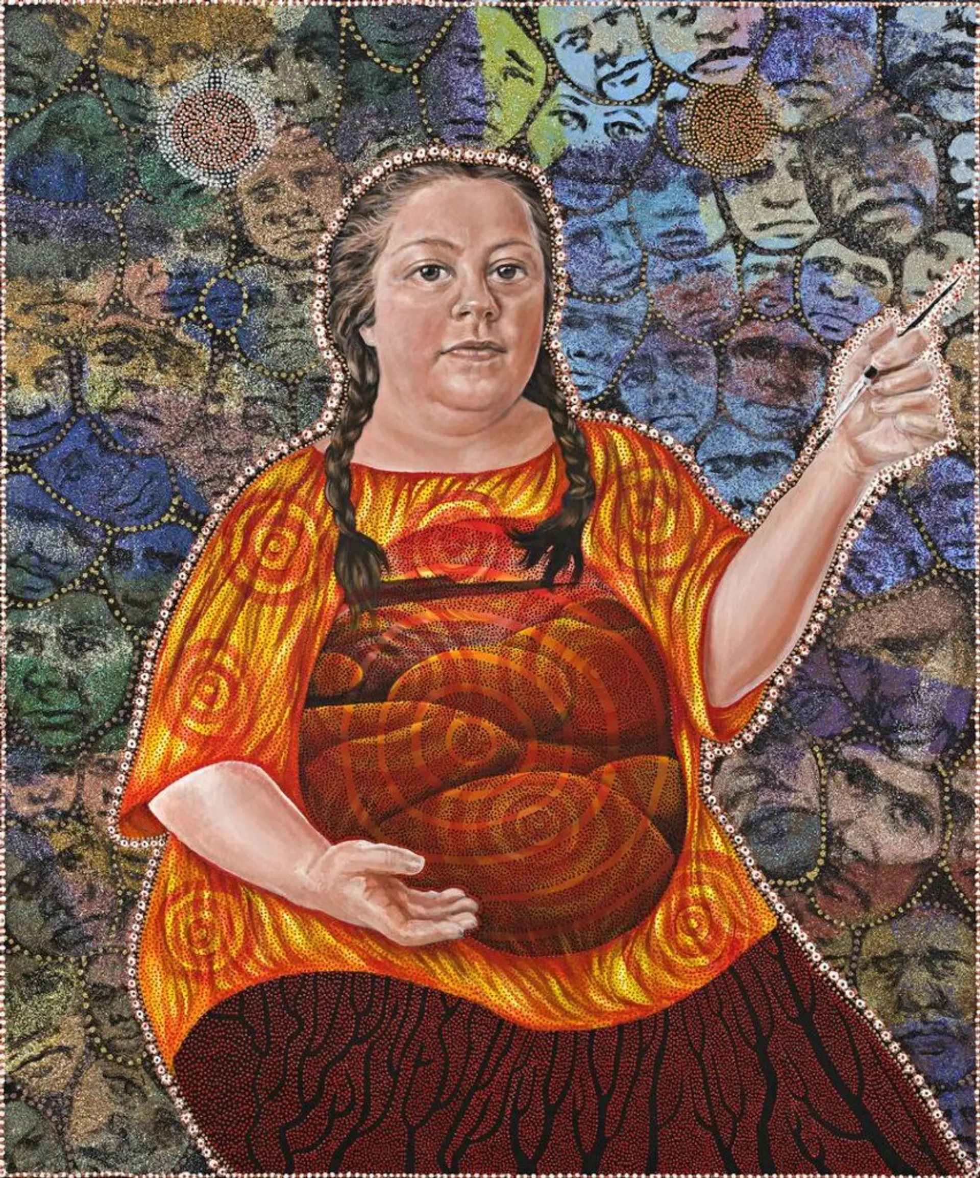 SELF PORTRAIT: BUDJARRI (PREGNANT)
