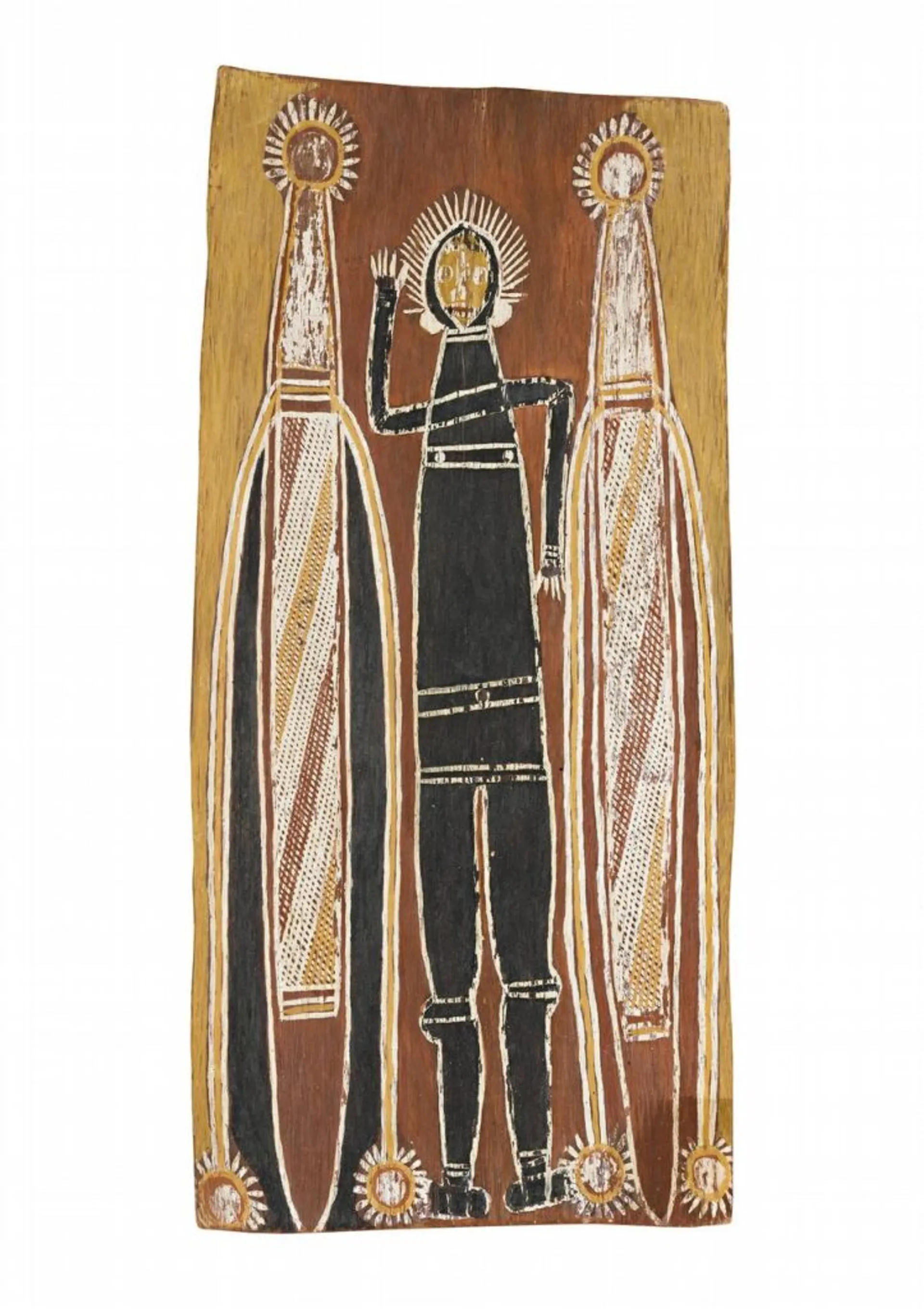 BANAMBU WITH BANUMBIRR (MORNING STAR TOTEMS)