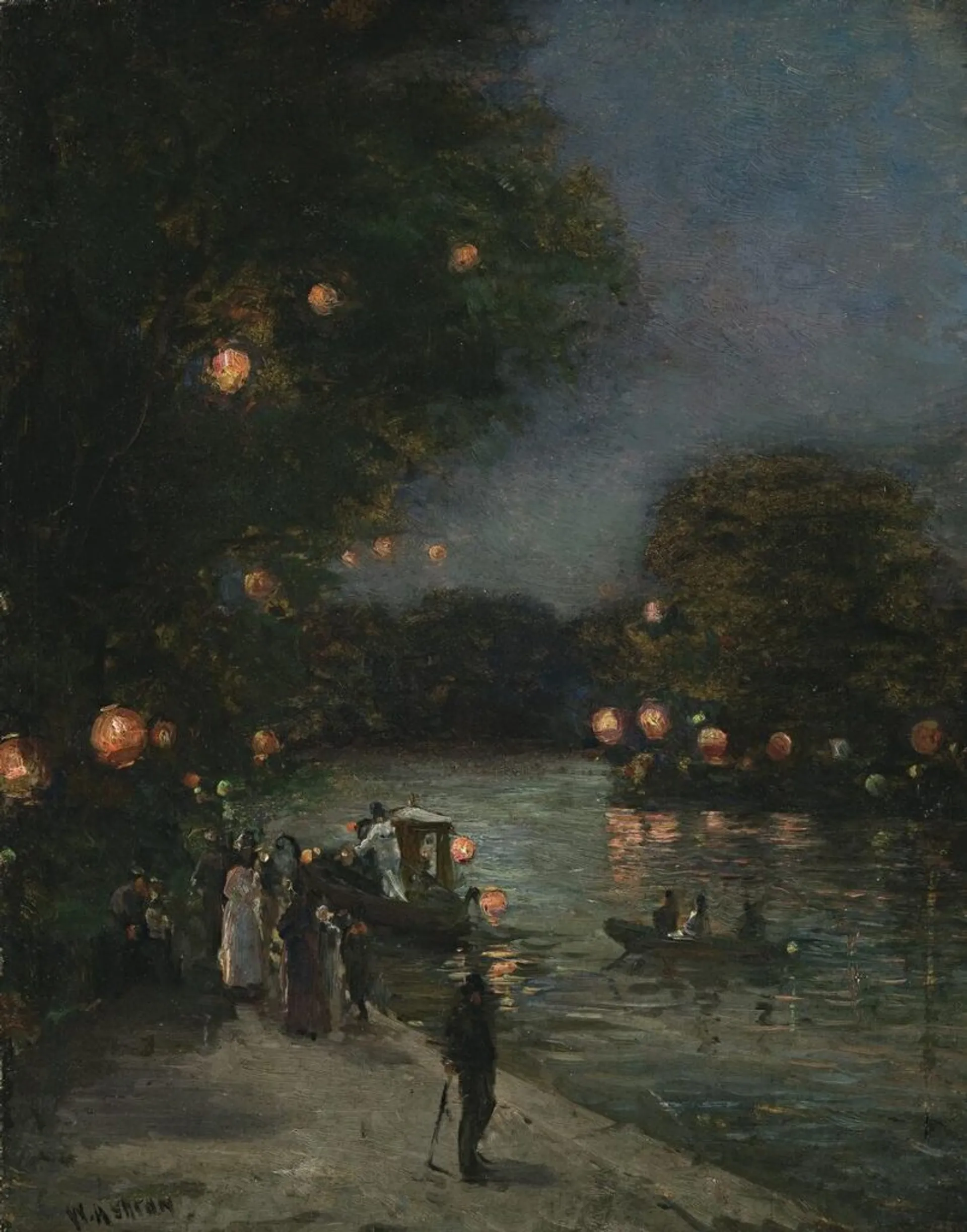 EVENING ALONG THE SEINE