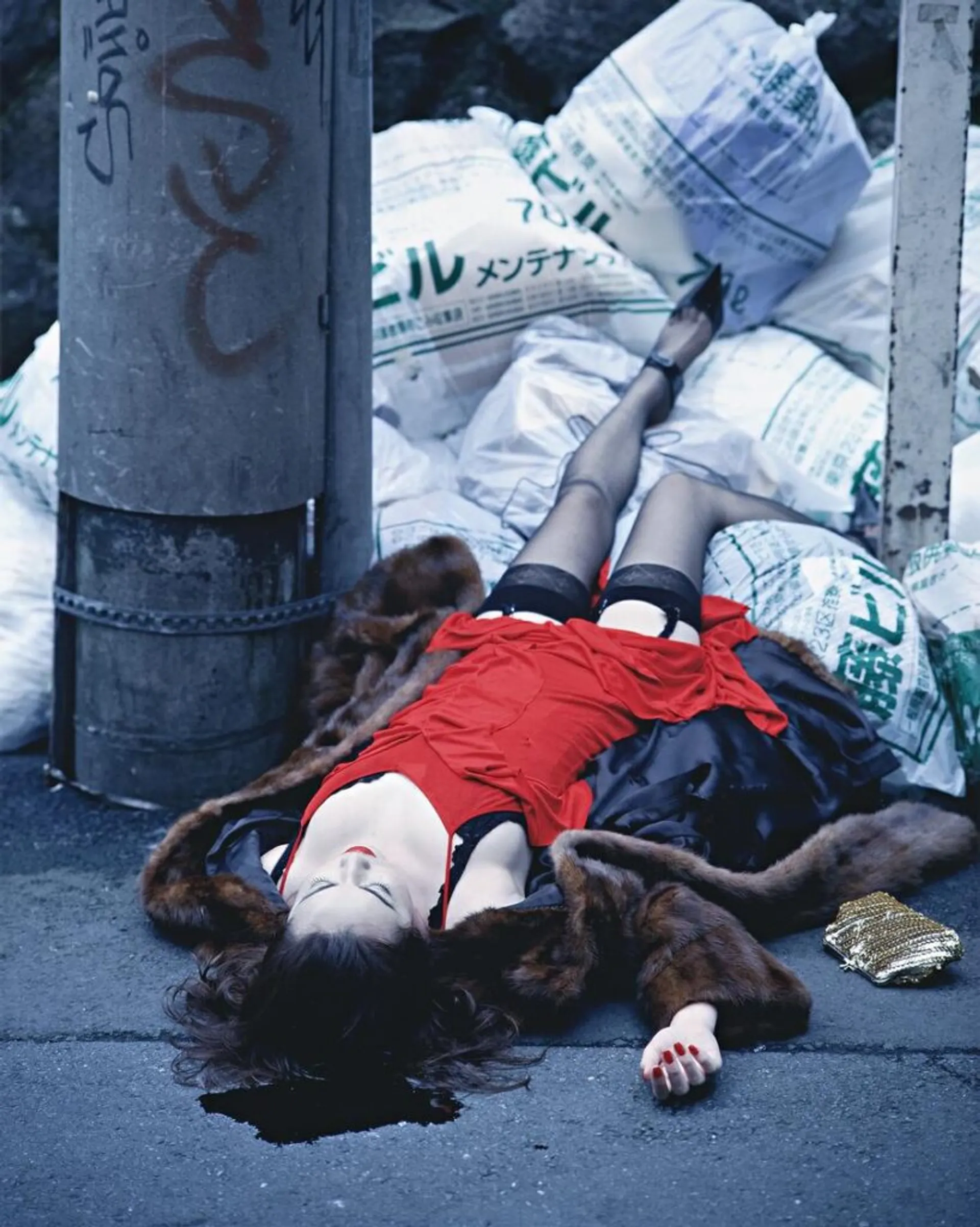 HASEGAWA KYOKO WEARS YVES SAINT LAURENT RIVE GAUCHE