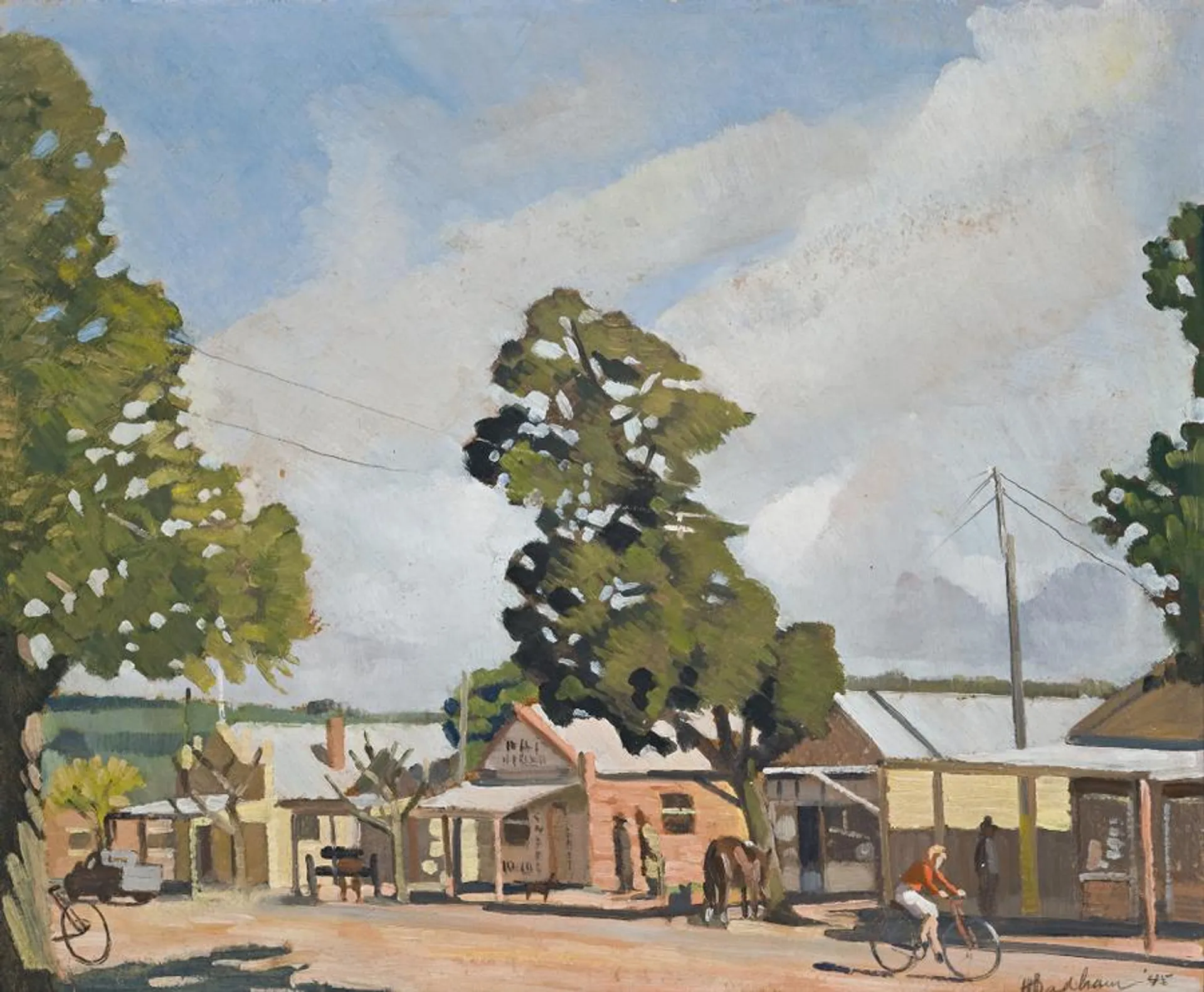 GIRL ON A BIKE, CUDAL, NEAR ORANGE, NEW SOUTH WALES