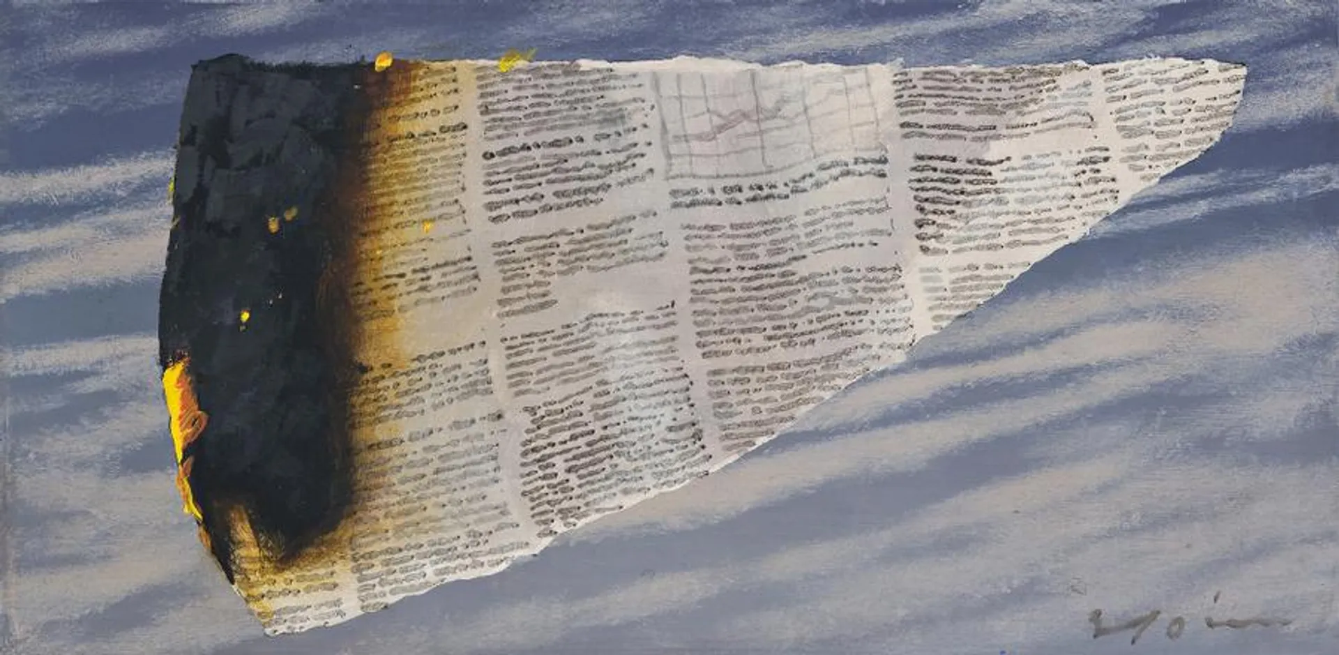 BURNING TEXT WING