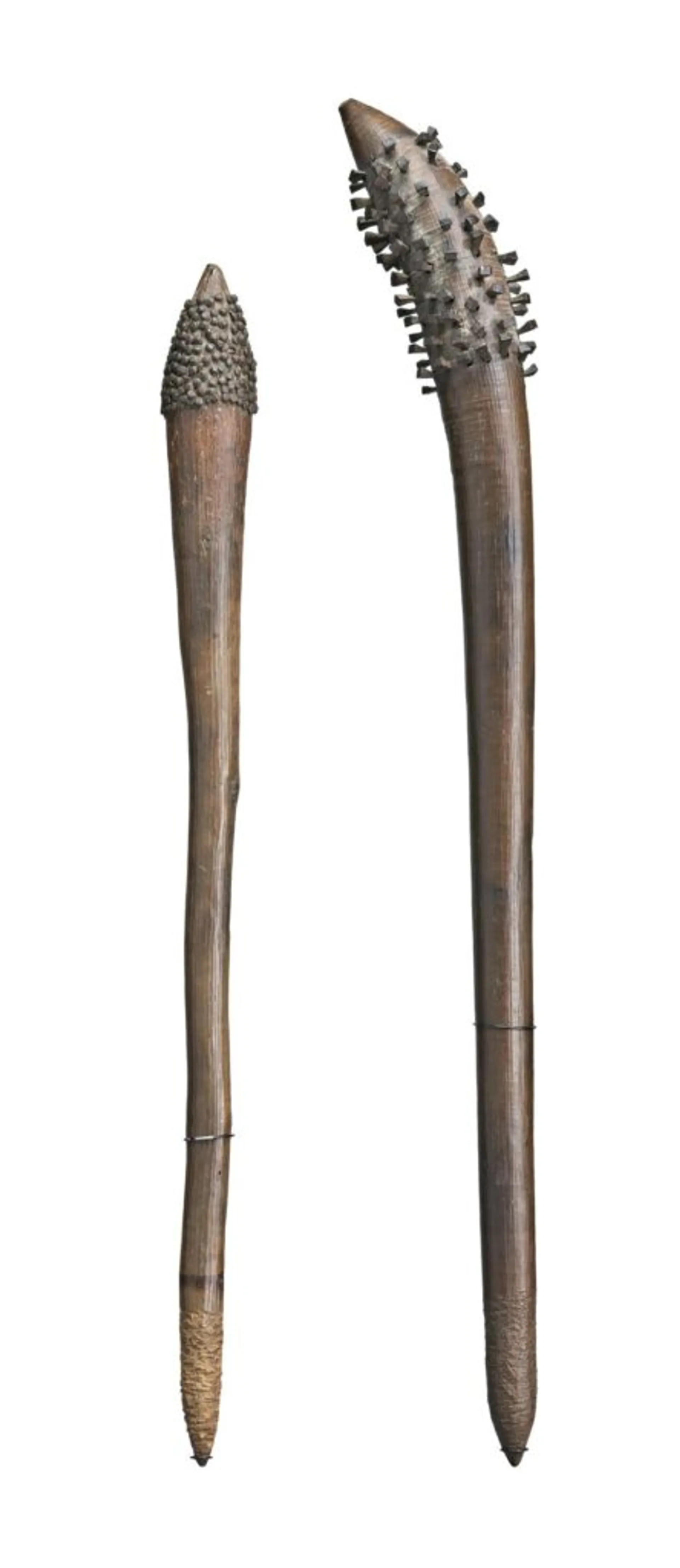 A PAIR OF RARE CLUBS