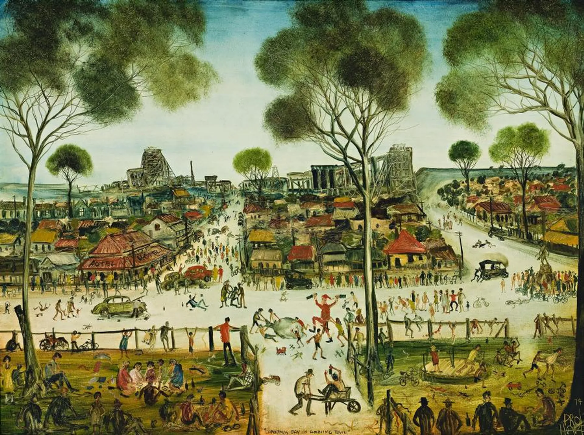 CHRISTMAS DAY IN A MINING TOWN