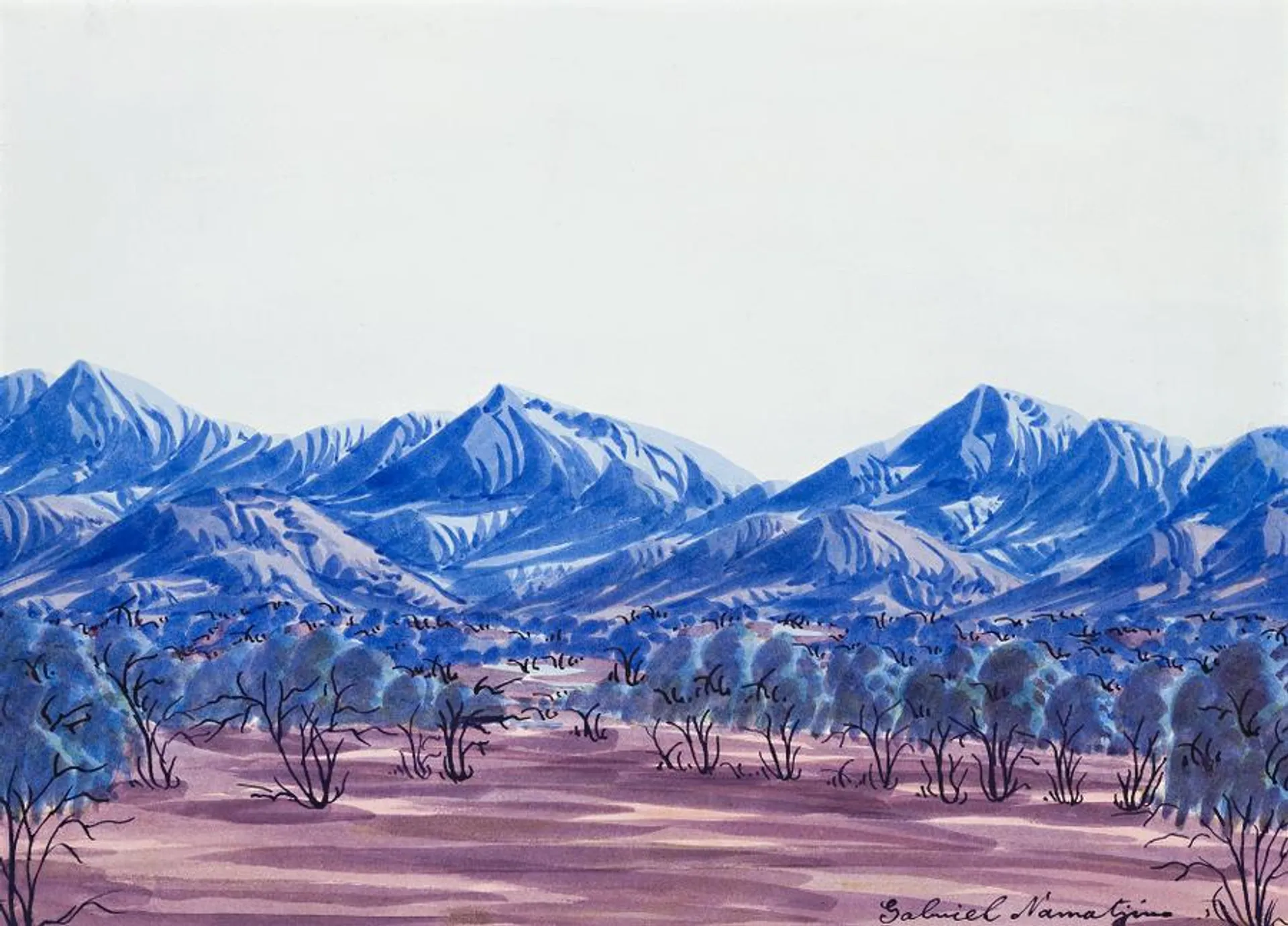 BLUE MOUNTAINS AT MACDONNELL RANGES
