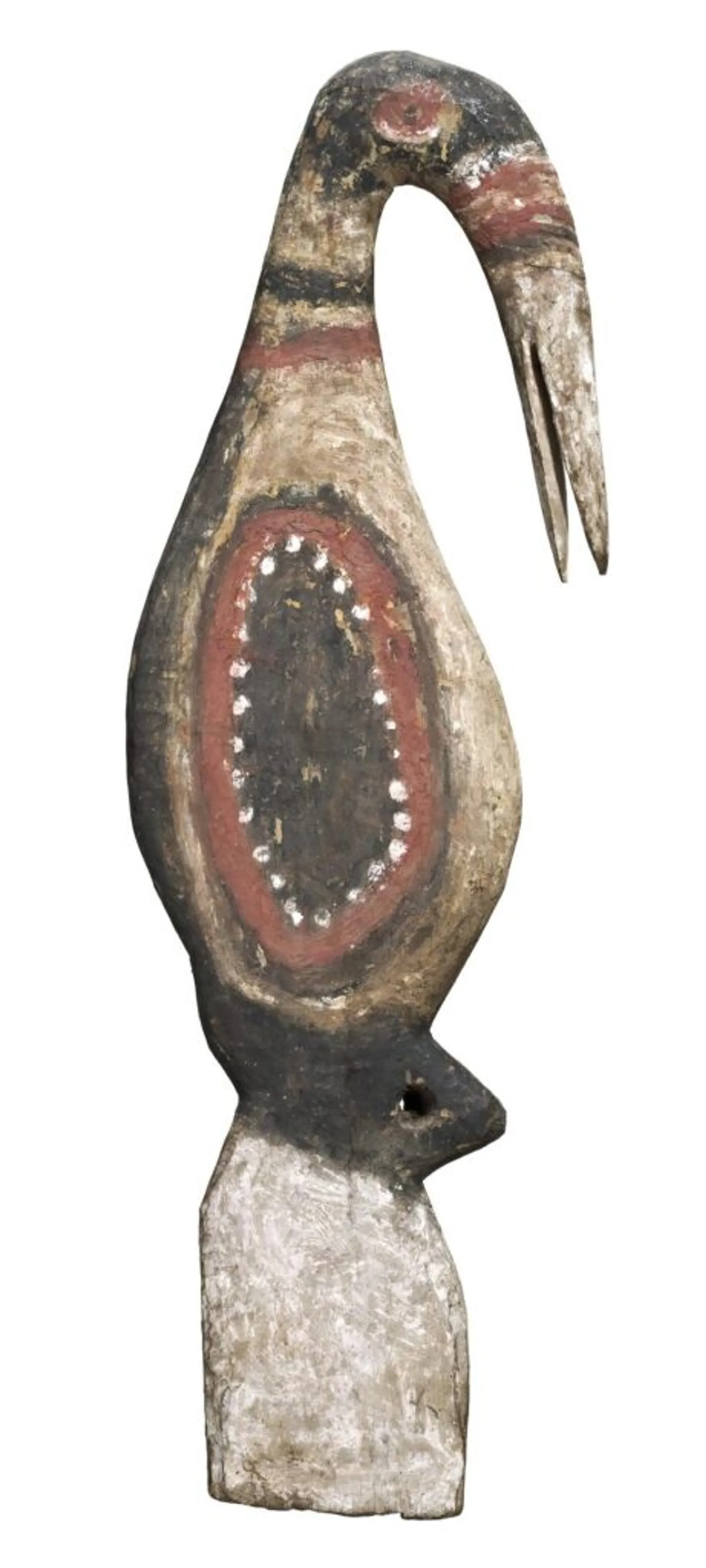 AN ABELAM HORNBILL LINTEL FIGURE