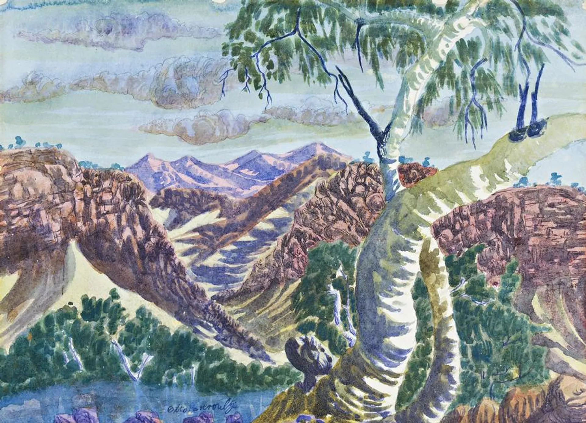 CENTRAL AUSTRALIAN LANDSCAPE