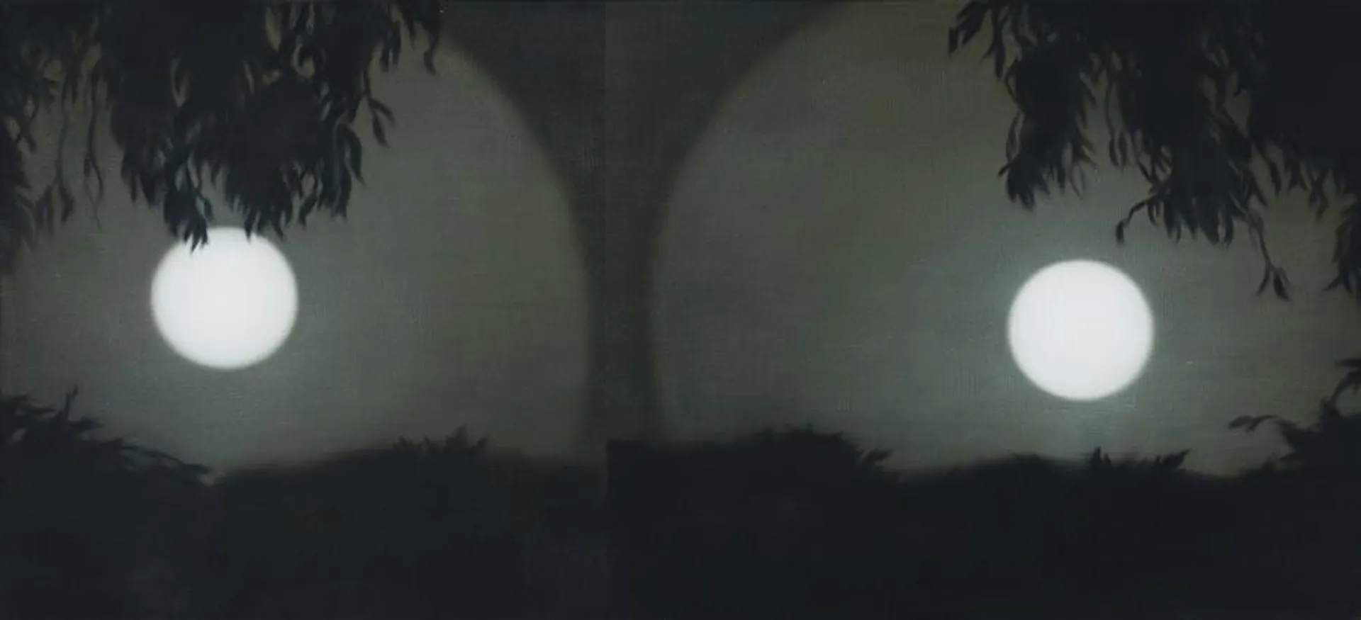 DOUBLE MOON PAINTING
