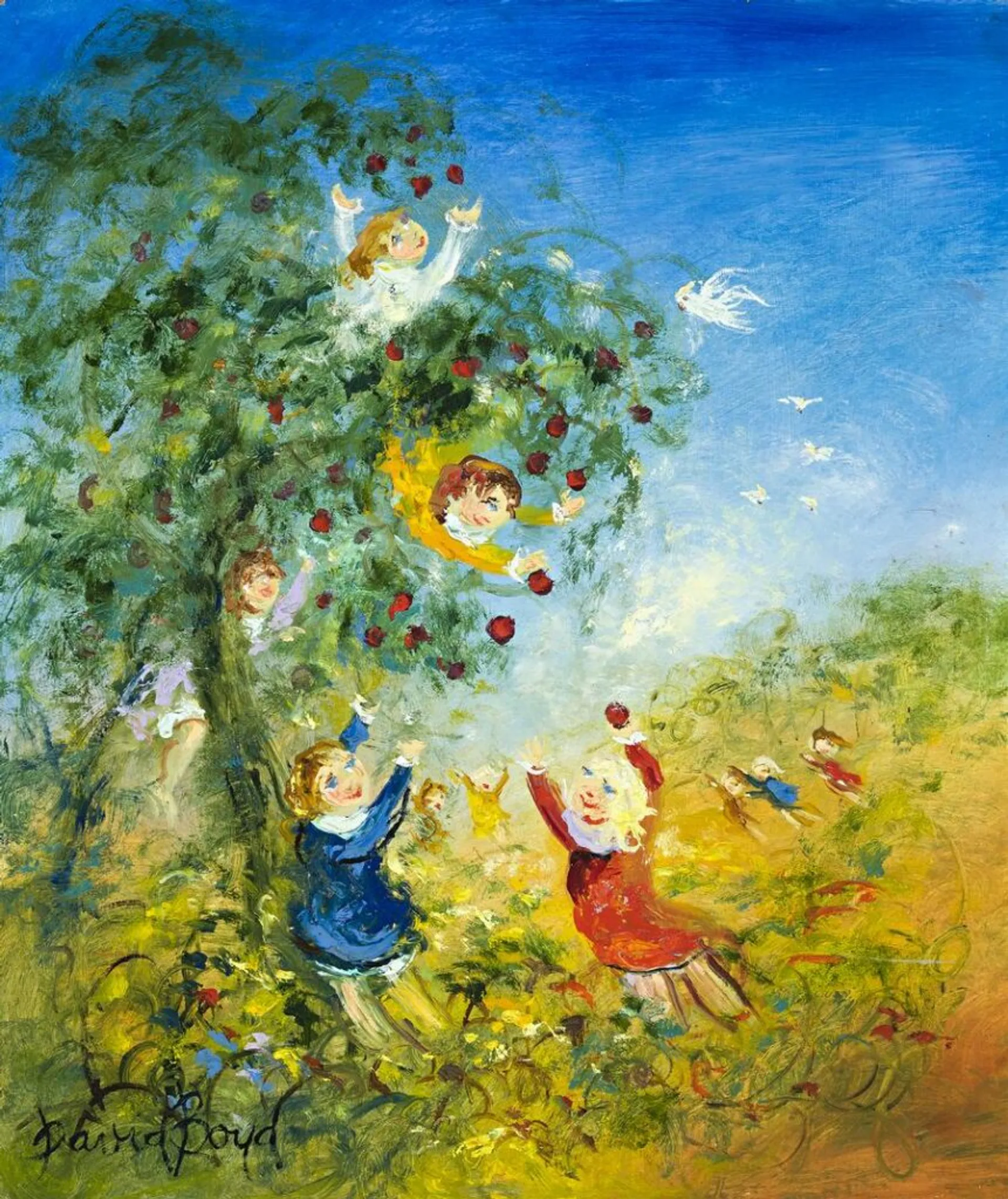 CHILDREN AND TREE