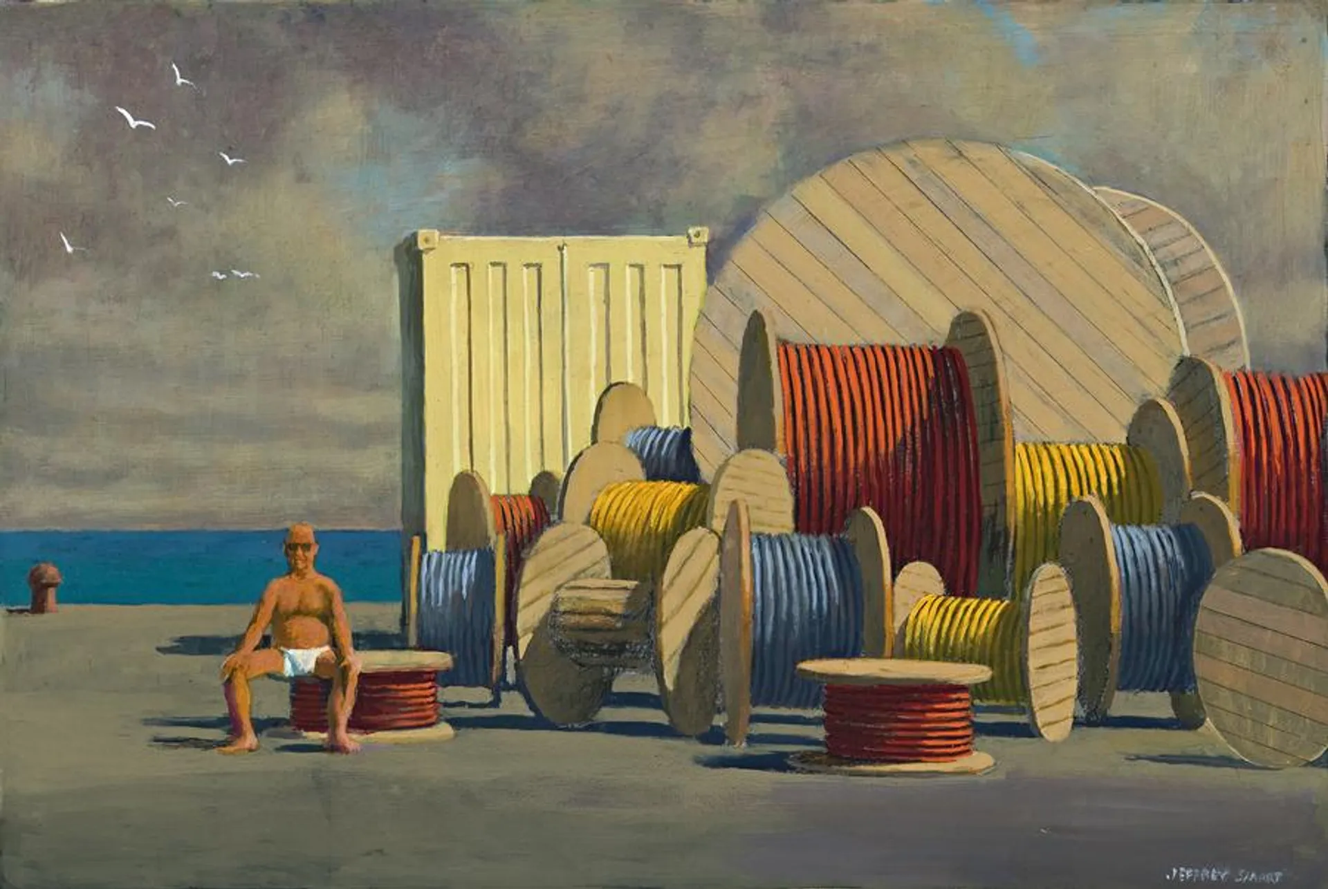 FIRST STUDY FOR ON THE WHARF, LIVORNO
