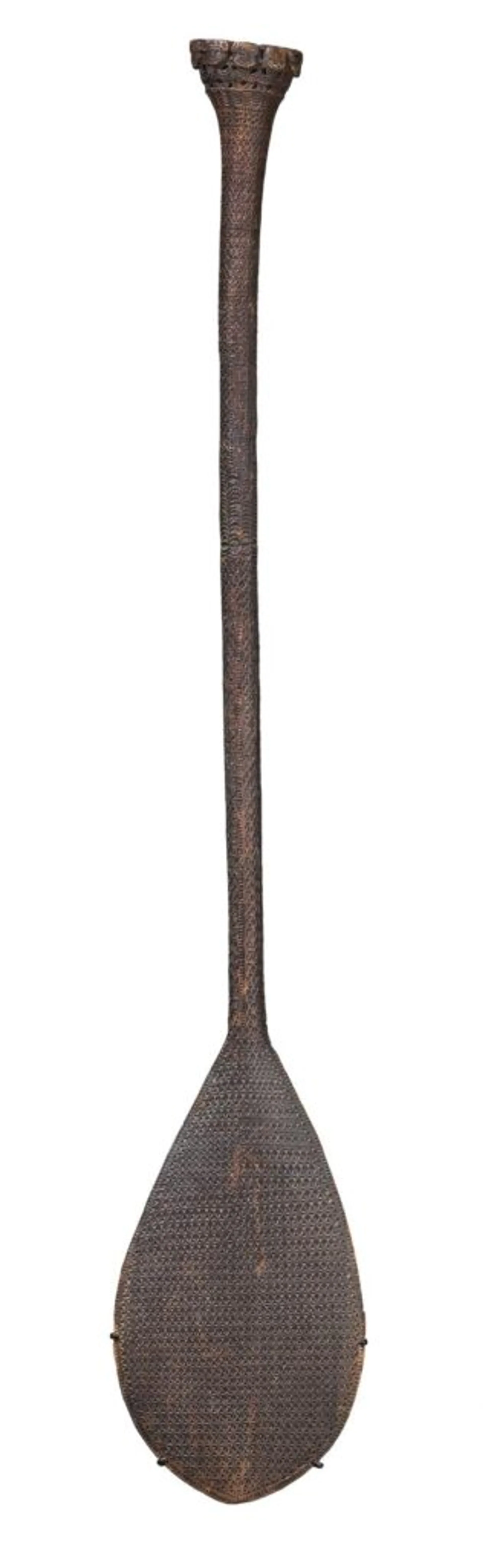 A FINE CEREMONIAL PADDLE