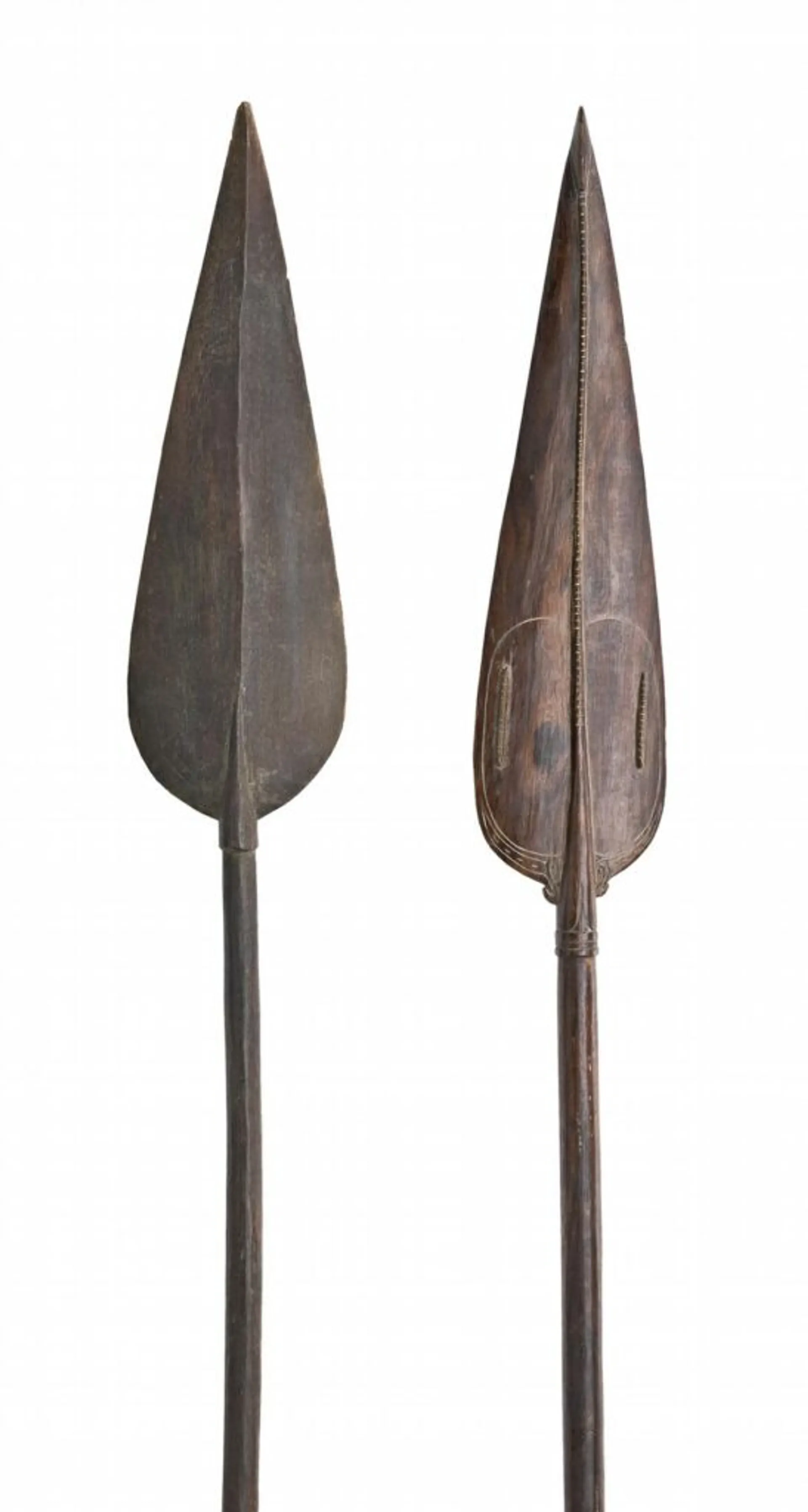 A PAIR OF MASSIM PADDLES