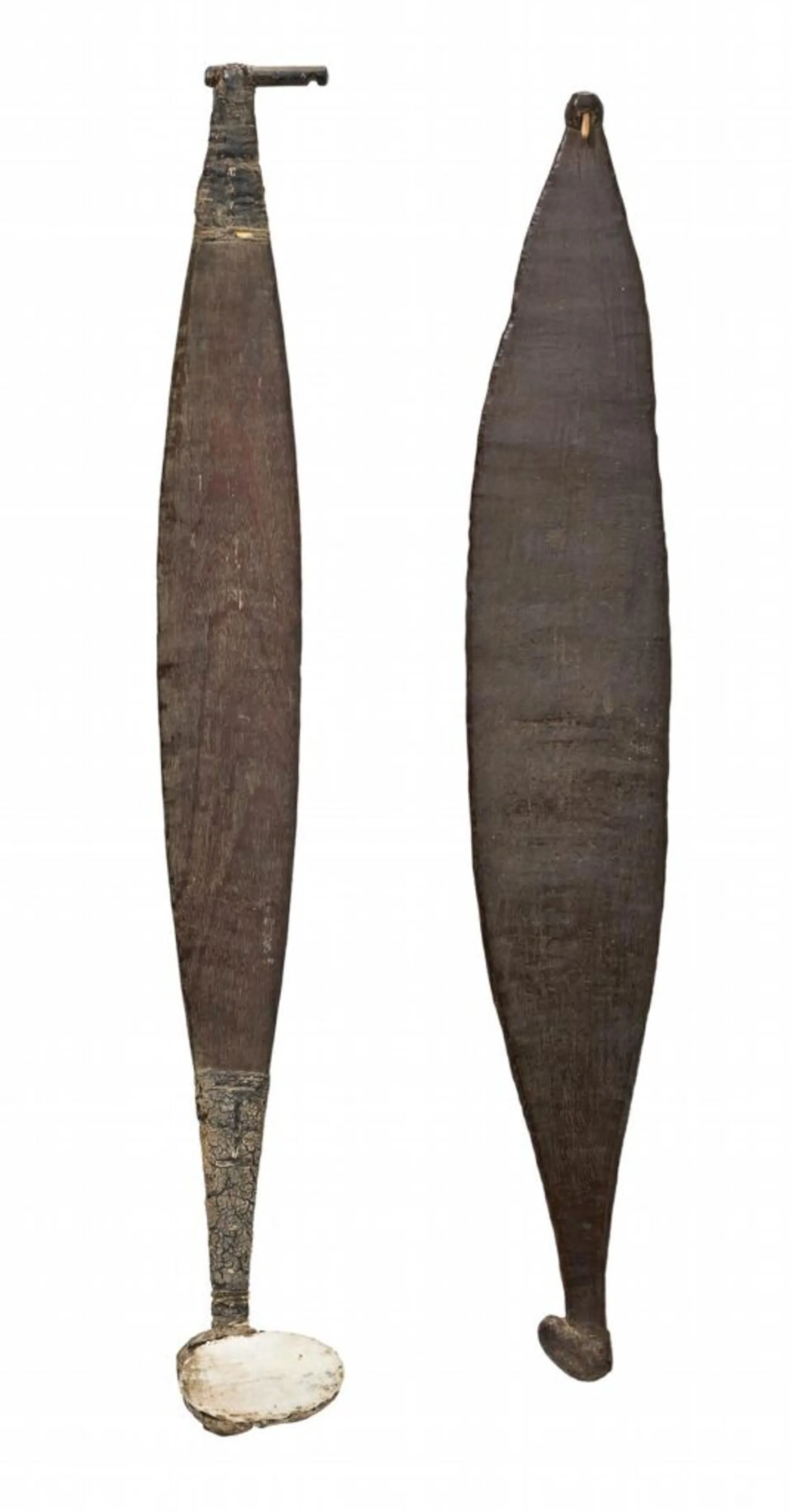 A PAIR OF SPEARTHROWERS