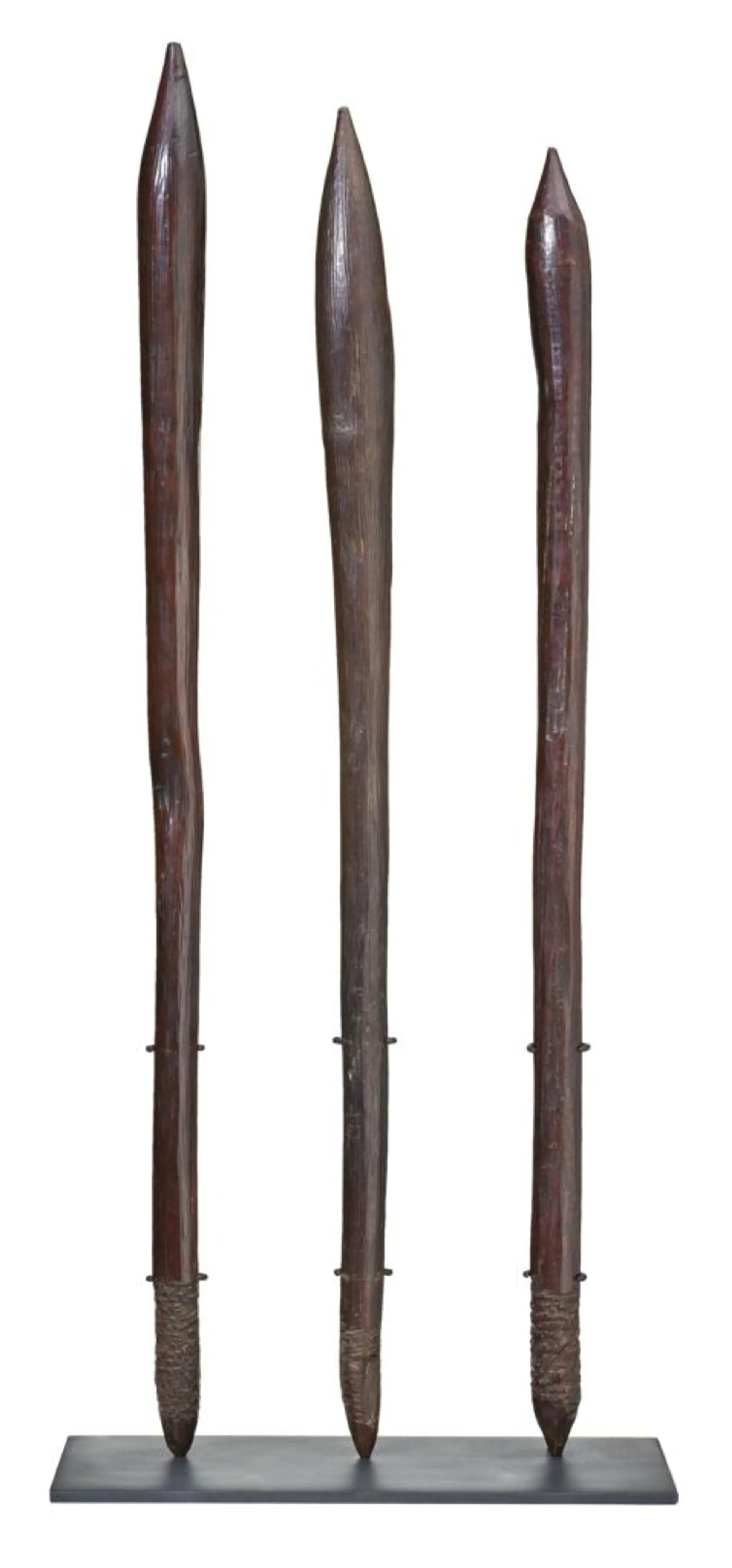 THREE THROWING CLUBS