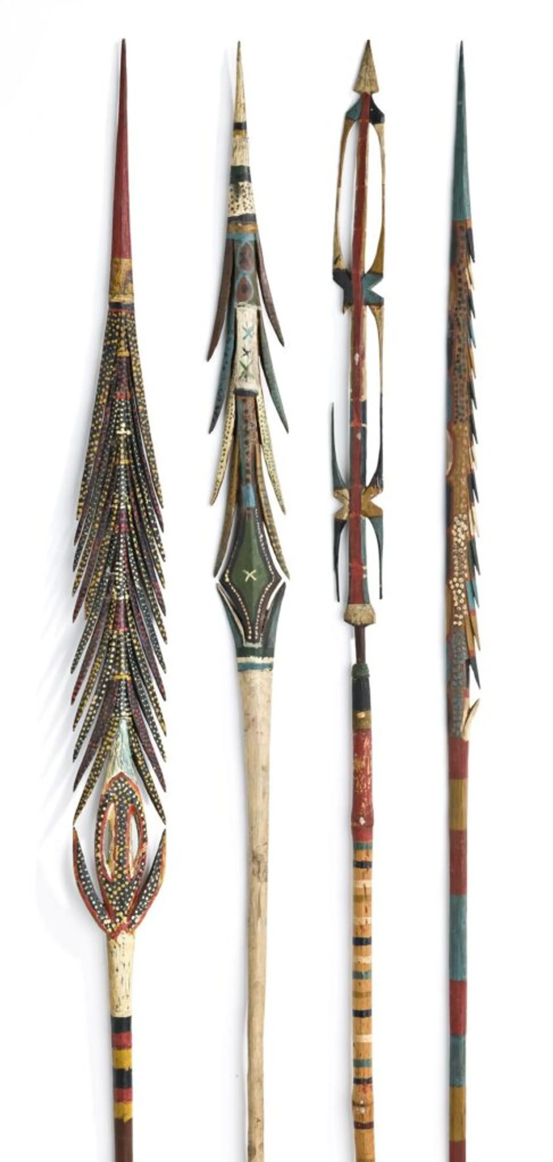 A COLLECTION OF SIX SPEARS