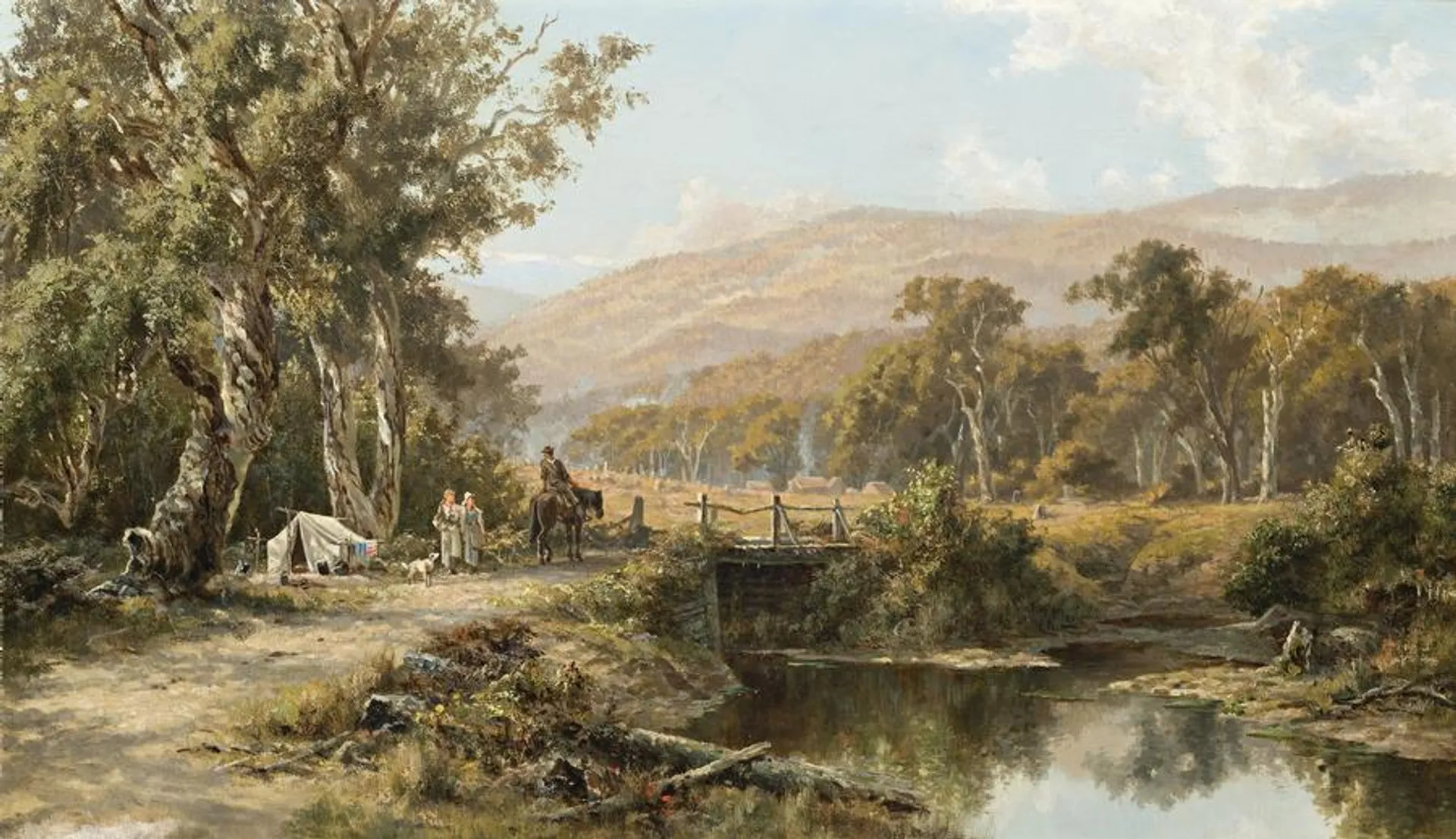 A CAMP NEAR THE DANDENONG RANGES