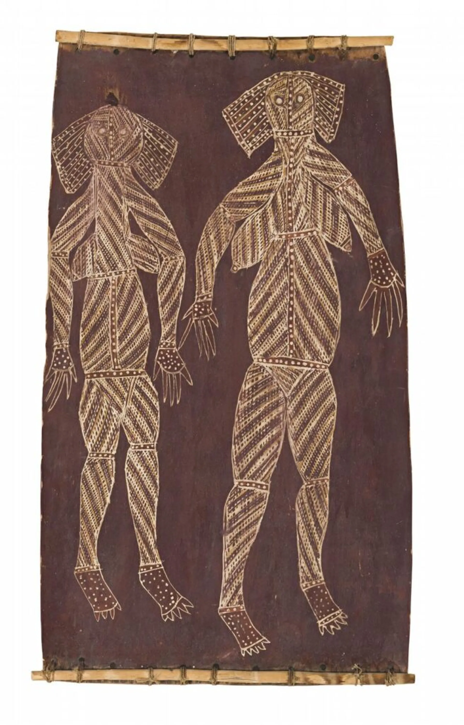 TWO FEMALE SPIRIT FIGURES