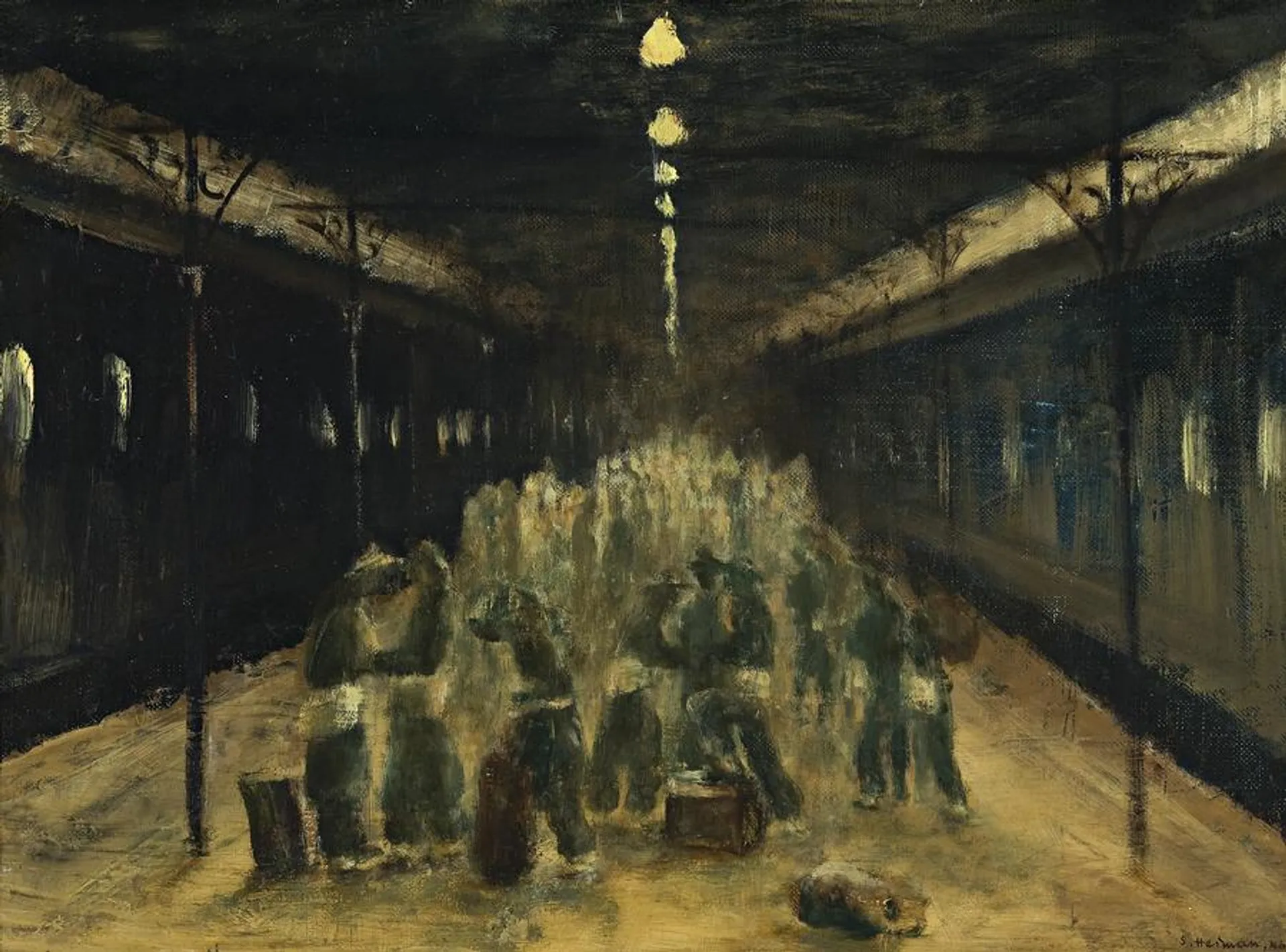 BETWEEN TWO TRAINS