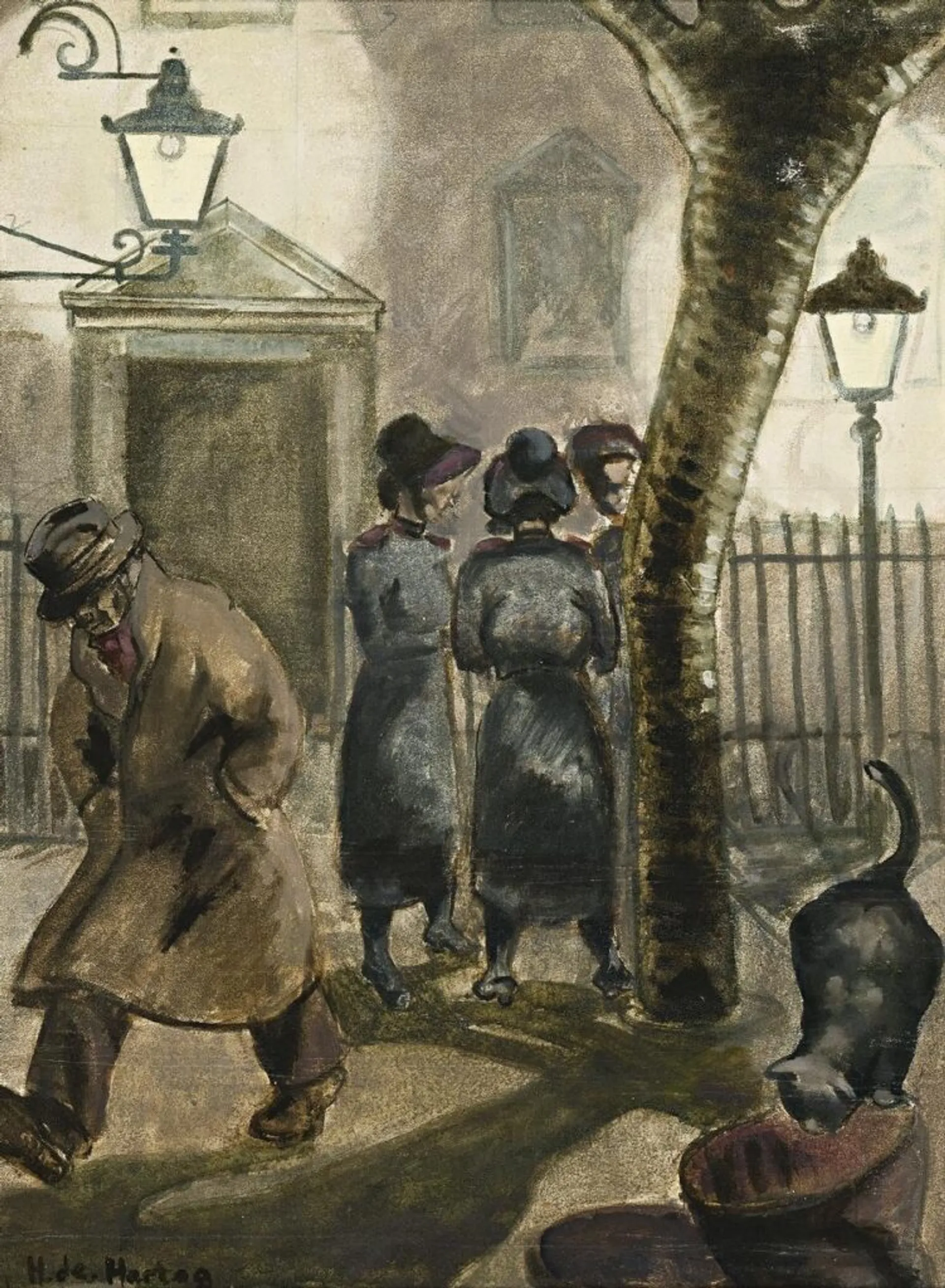 MELBOURNE STREET SCENE WITH SALVATION ARMY GROUP