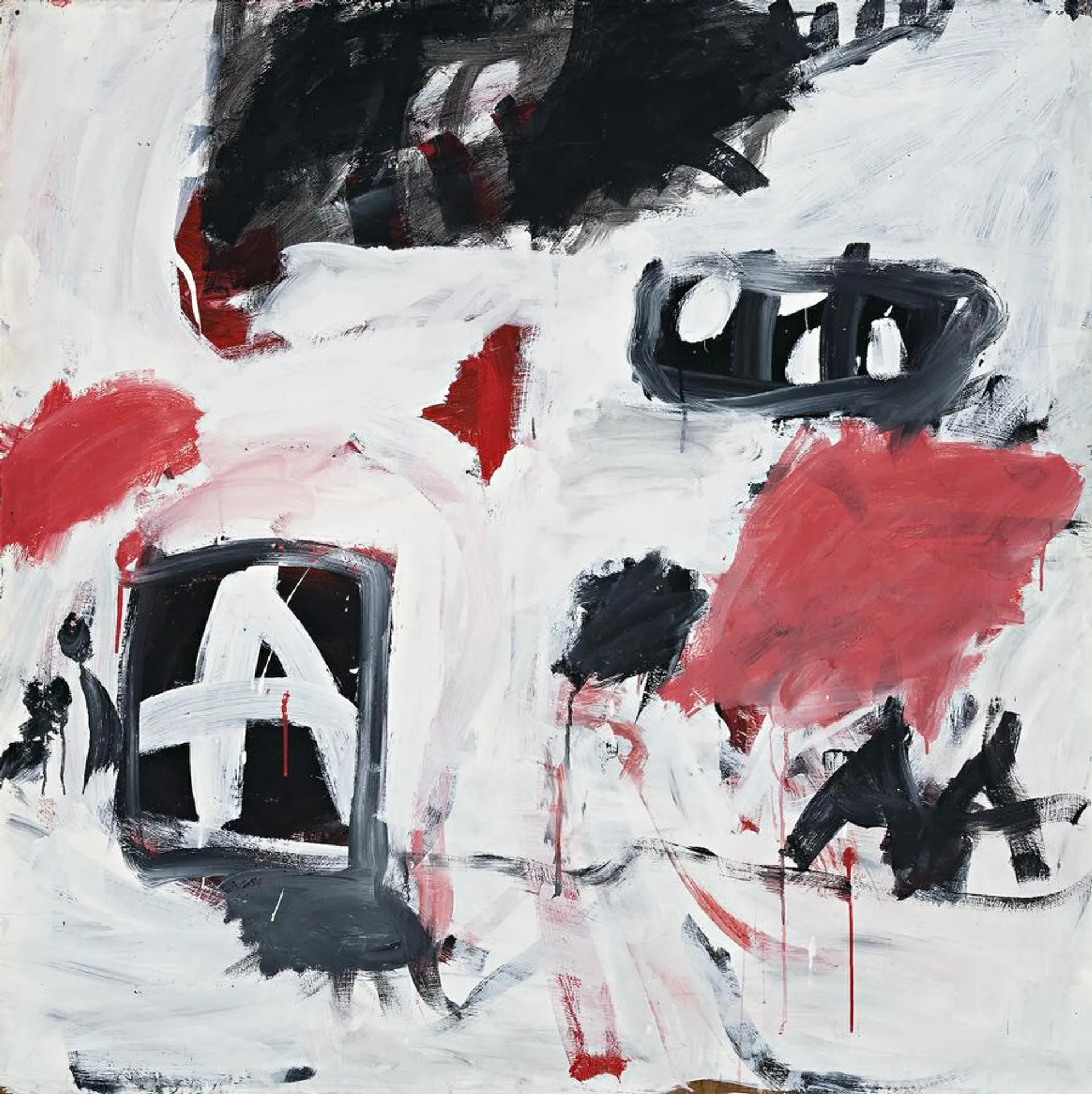 RED BLACK AND WHITE NO 1 (LETTER “A”)