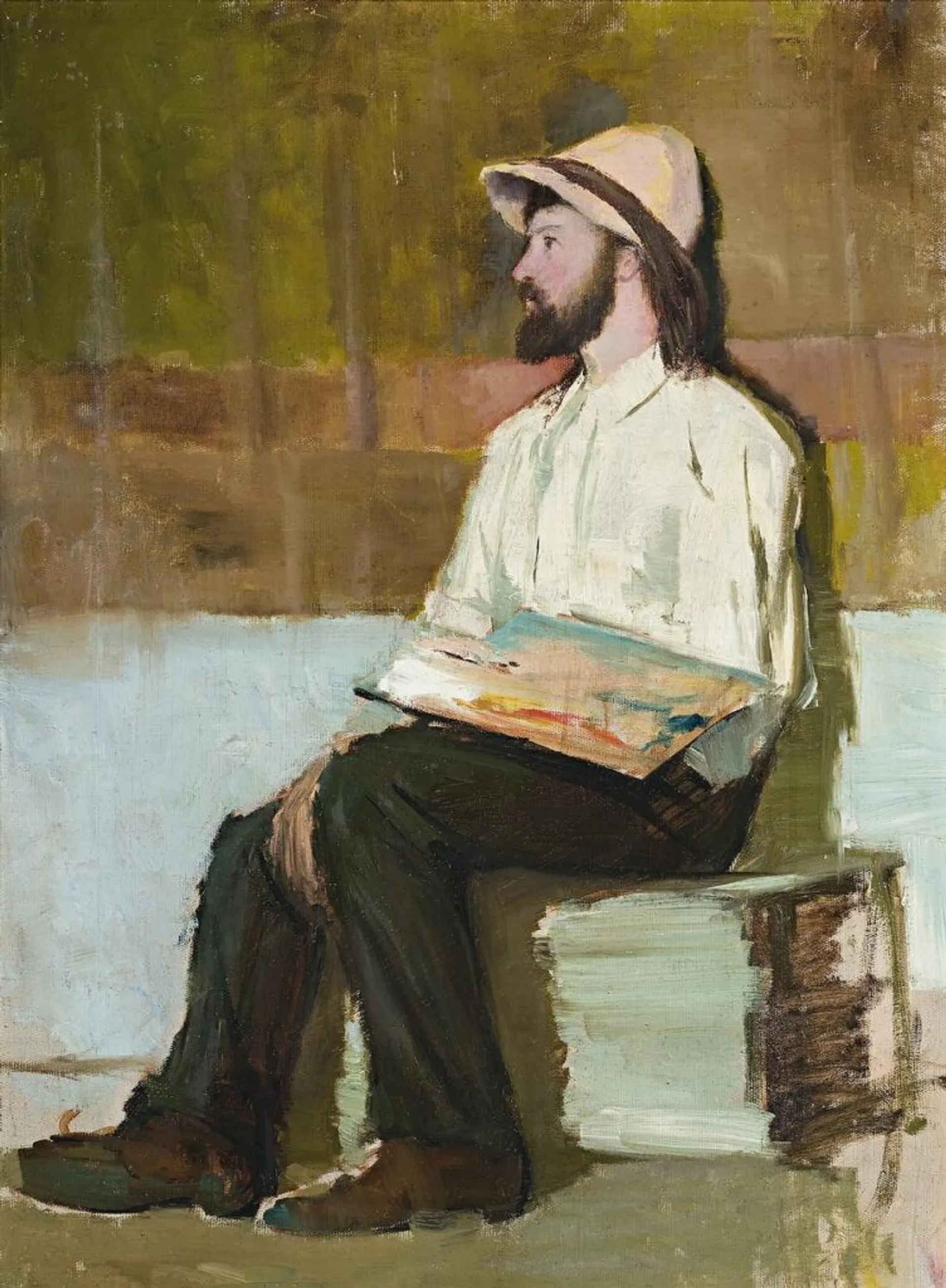 PORTRAIT OF ARTHUR STREETON, c.1890 (Portrait of Smike)