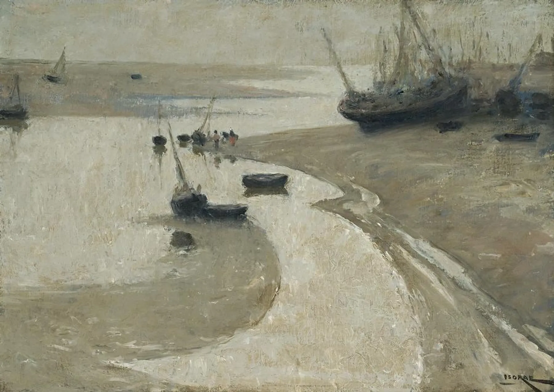 LOW TIDE, TROUVILLE, FRANCE