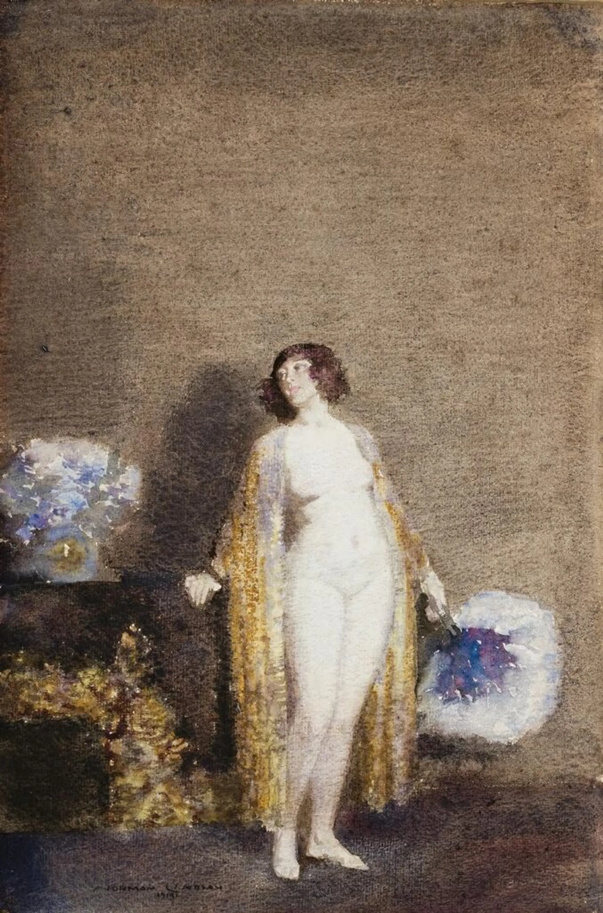 THE YELLOW ROBE (THE BLUE FAN)