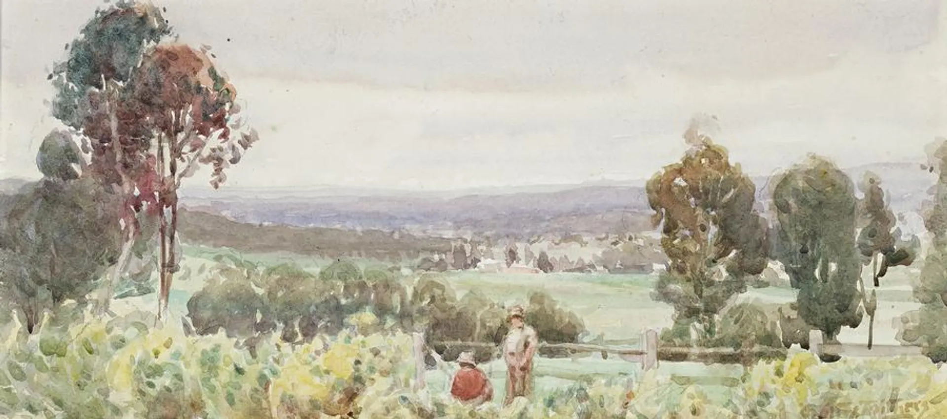 LANDSCAPE WITH FIGURES