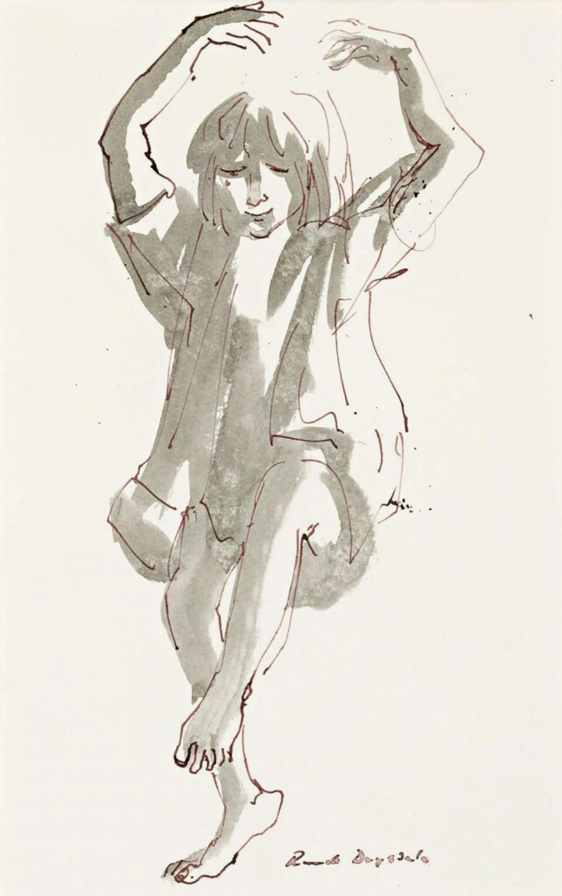 YOUNG GIRL, DANCING