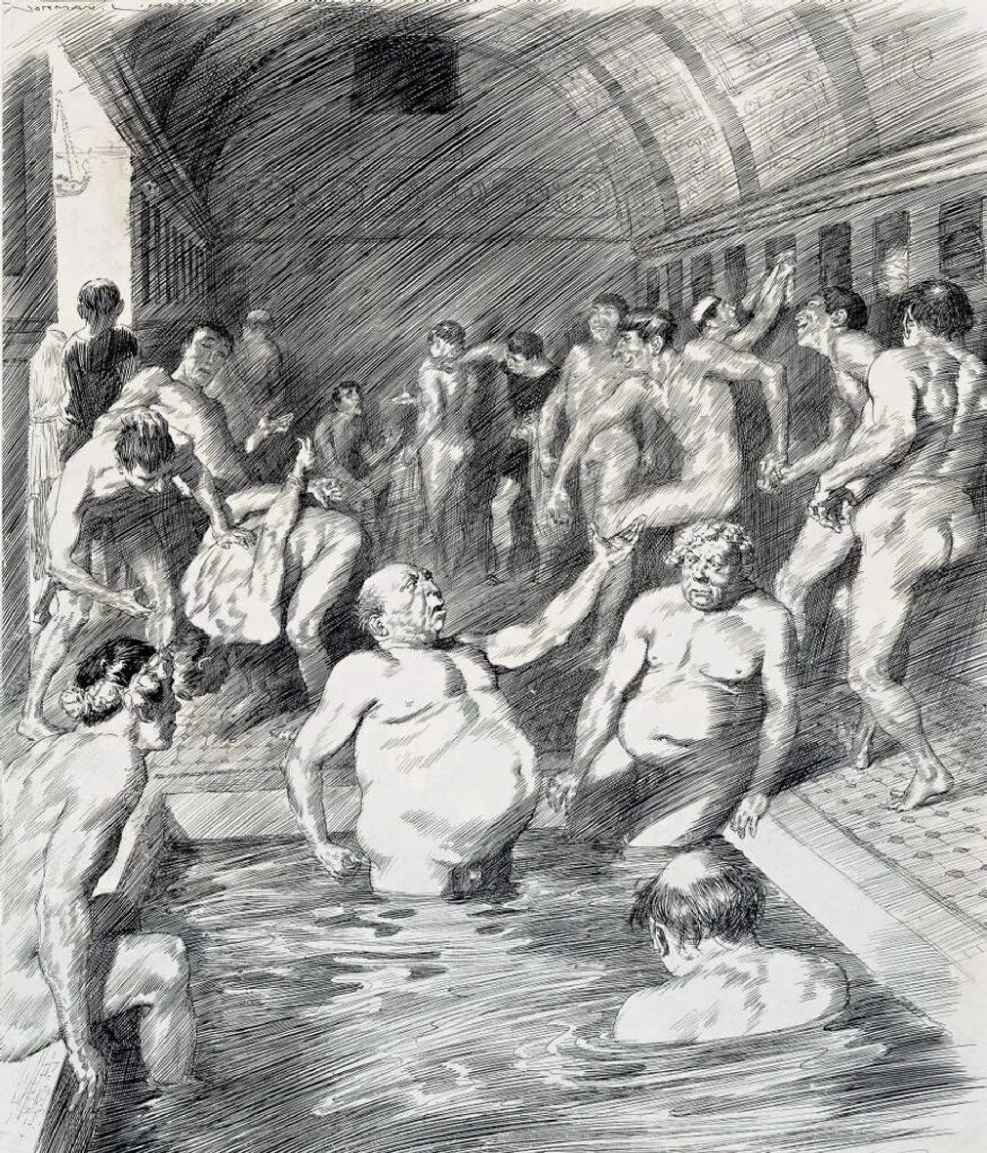 PETRONIUS, ILLUSTRATION FROM THE COMPLETE WORKS OF GAIUS PETRONIUS