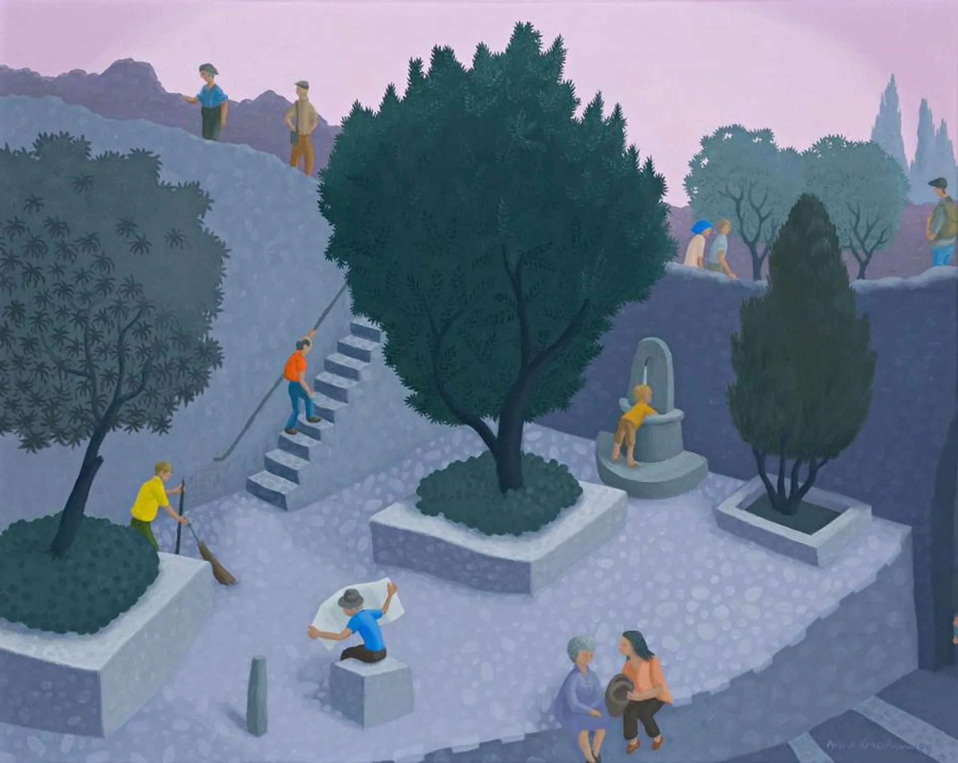 TOURISTS, ST PAUL DE VENCE