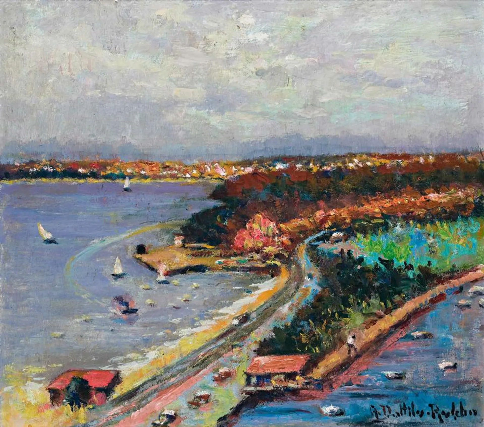 APPROACH TO SPIT BRIDGE